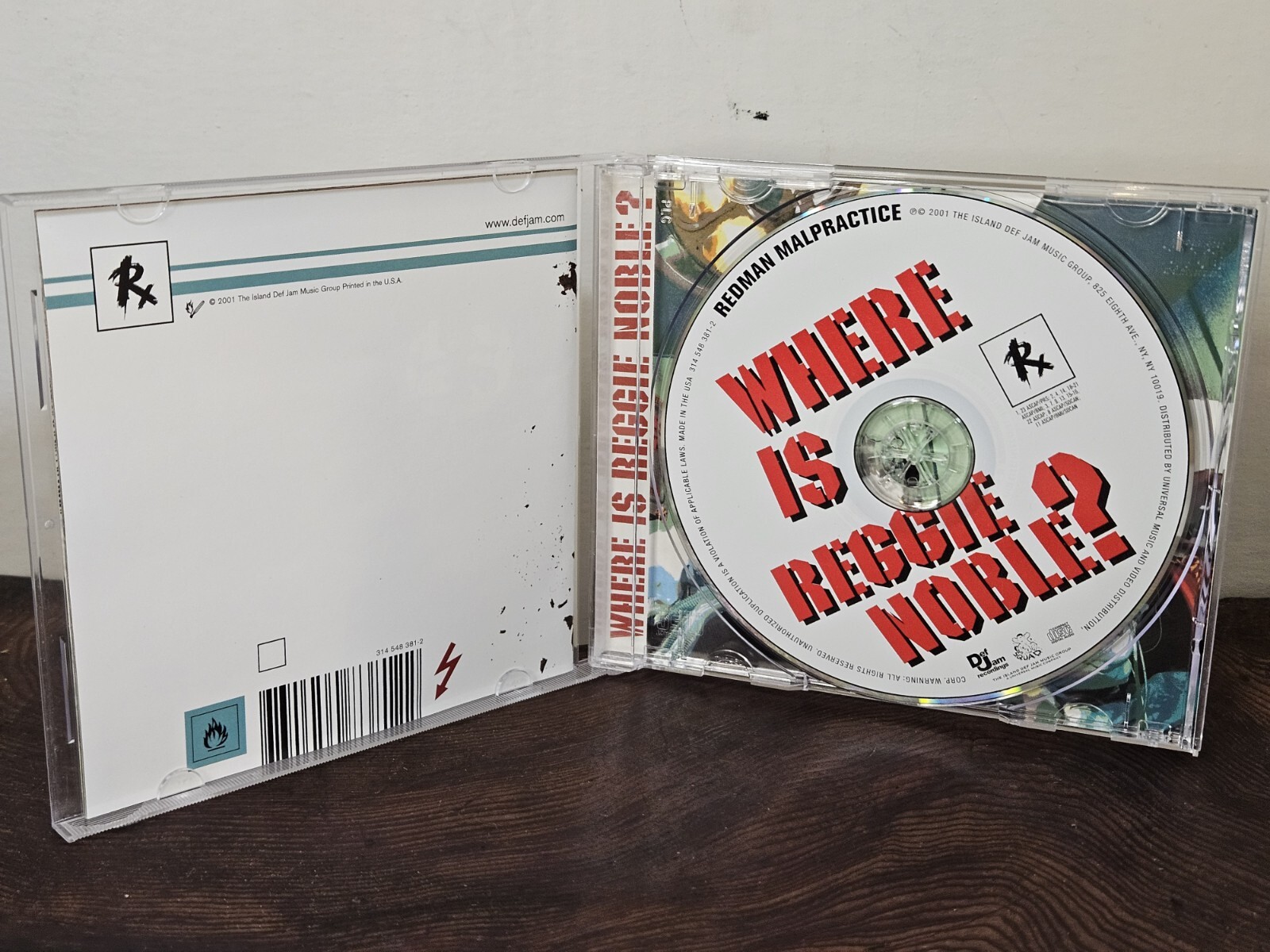 Redman Malpractice CD Def Jam Reggie Def Squad 2001 WORKS Keith Murray Sermon