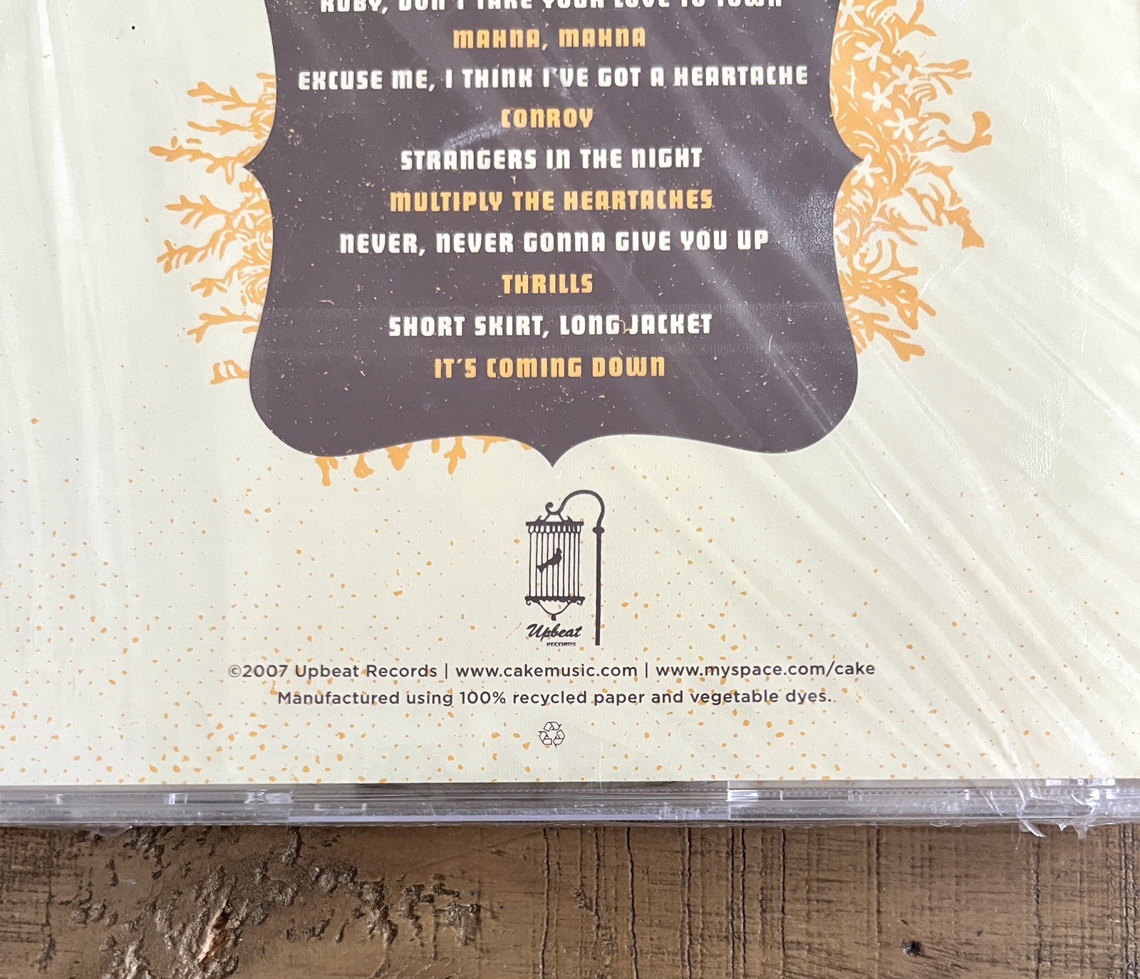 Cake – B-Sides and Rarities CD SEALED Limited Edition Scratch & Sniff Banana