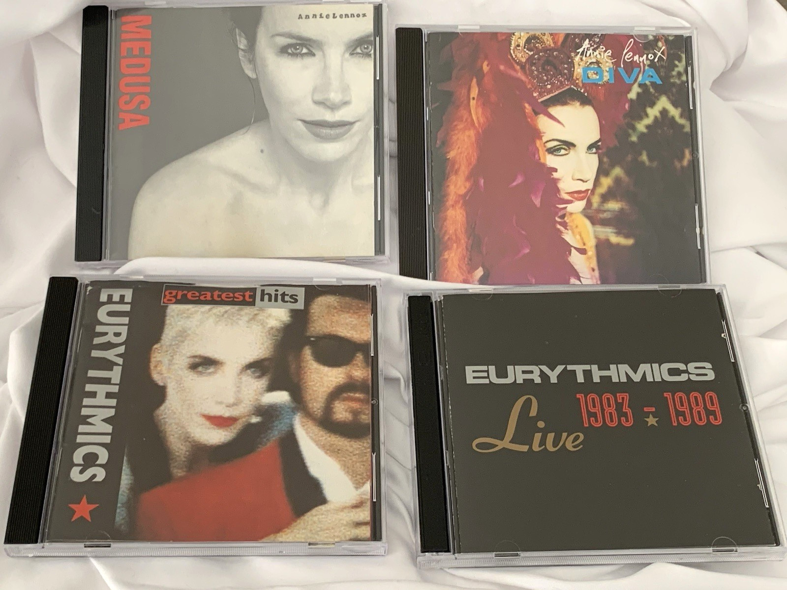 Eurythmics & Annie Lennox 4 CD Lot/W/CASES/ships fast with tracking