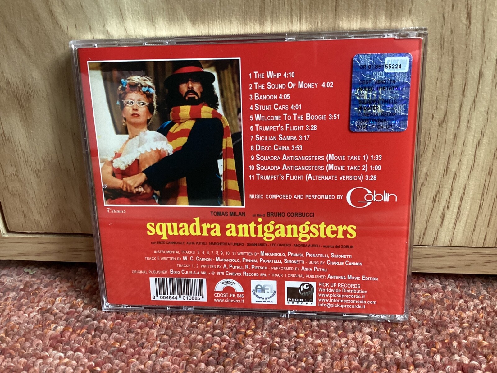 Goblin - Squadra Antigangsters (CD) DISC MINT Sent from UK Import