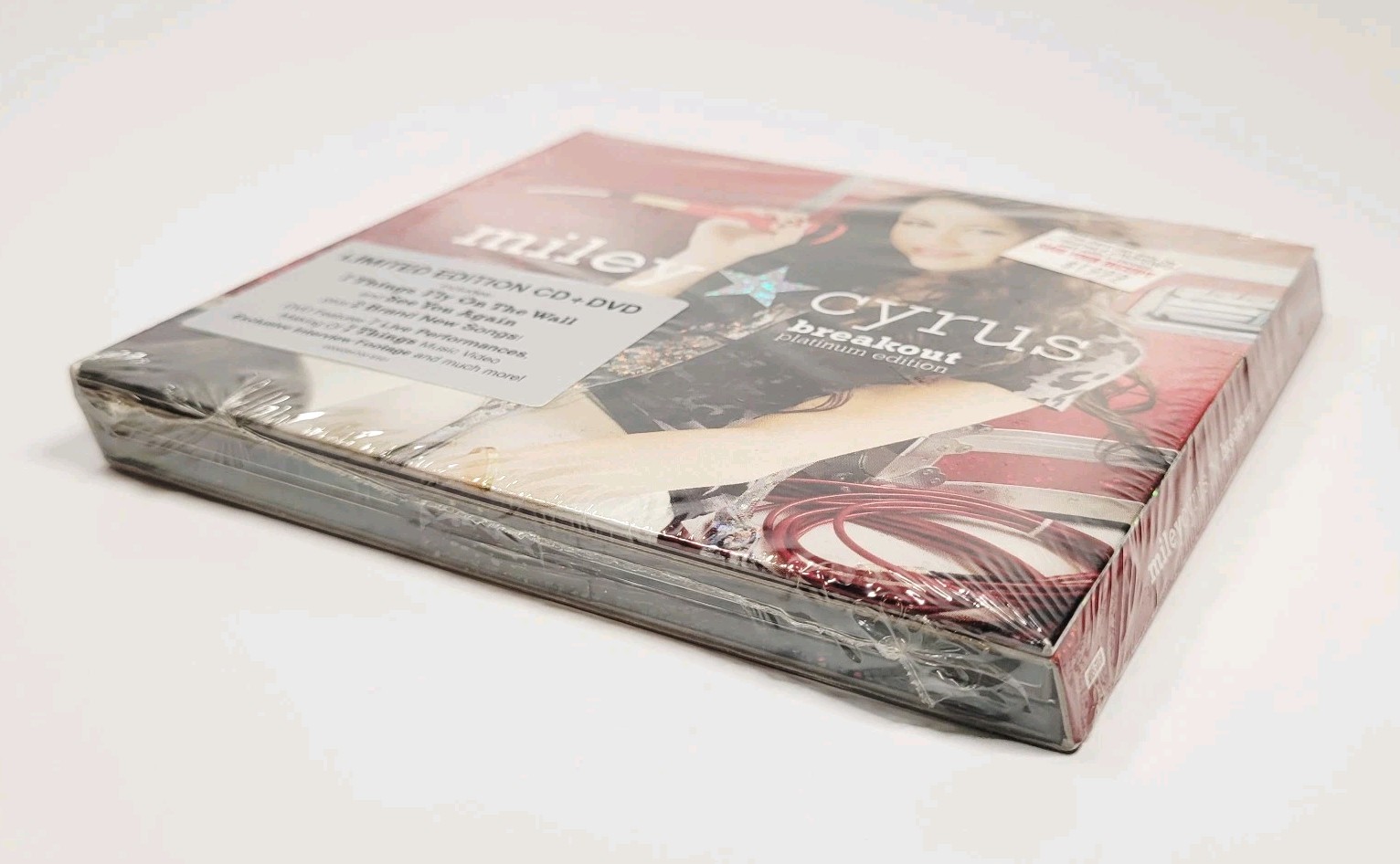Miley Cyrus - Breakout (Platinum Edition) CD + DVD Limited Glitter Slipcase NEW