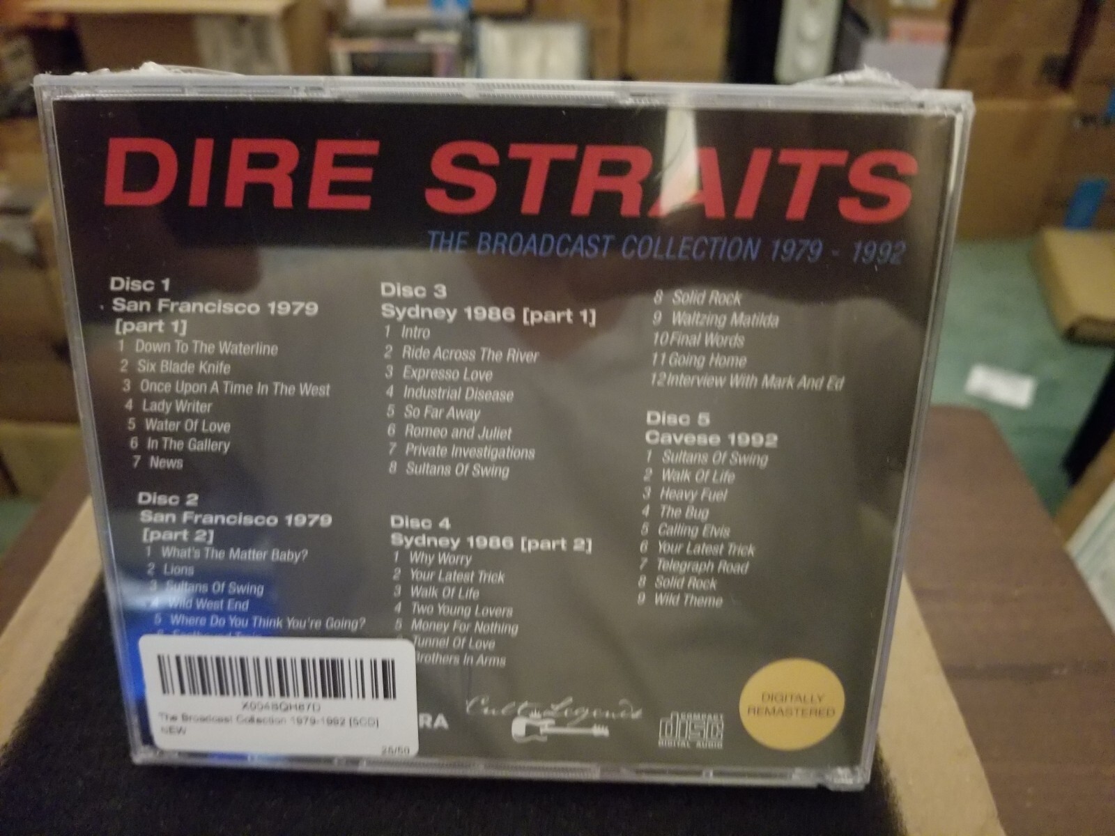 DIRE STRAITS The Broadcast Collection 1979-1992 5 CD,S REMASTED SEALED BOX SET!