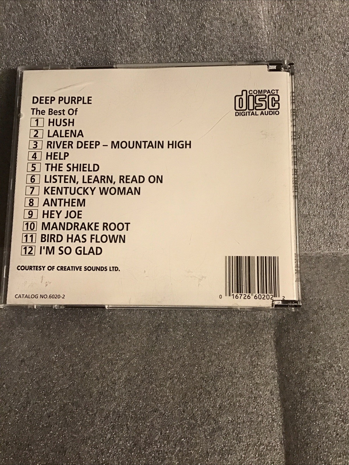 CD- Deep Purple- The Best Of Deep Purple- Original 1987 German Release- VG