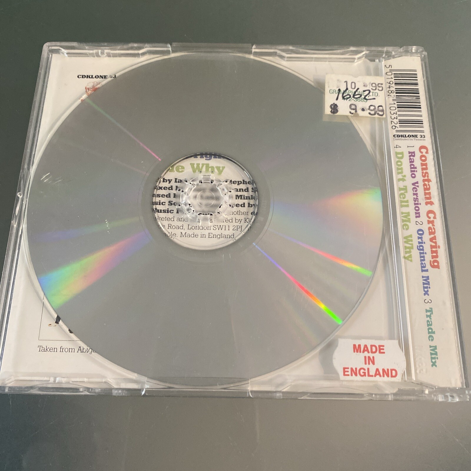 Abigail 2 💿 IMPORT LOT- Constant Craving '95 Germany Import & England Import