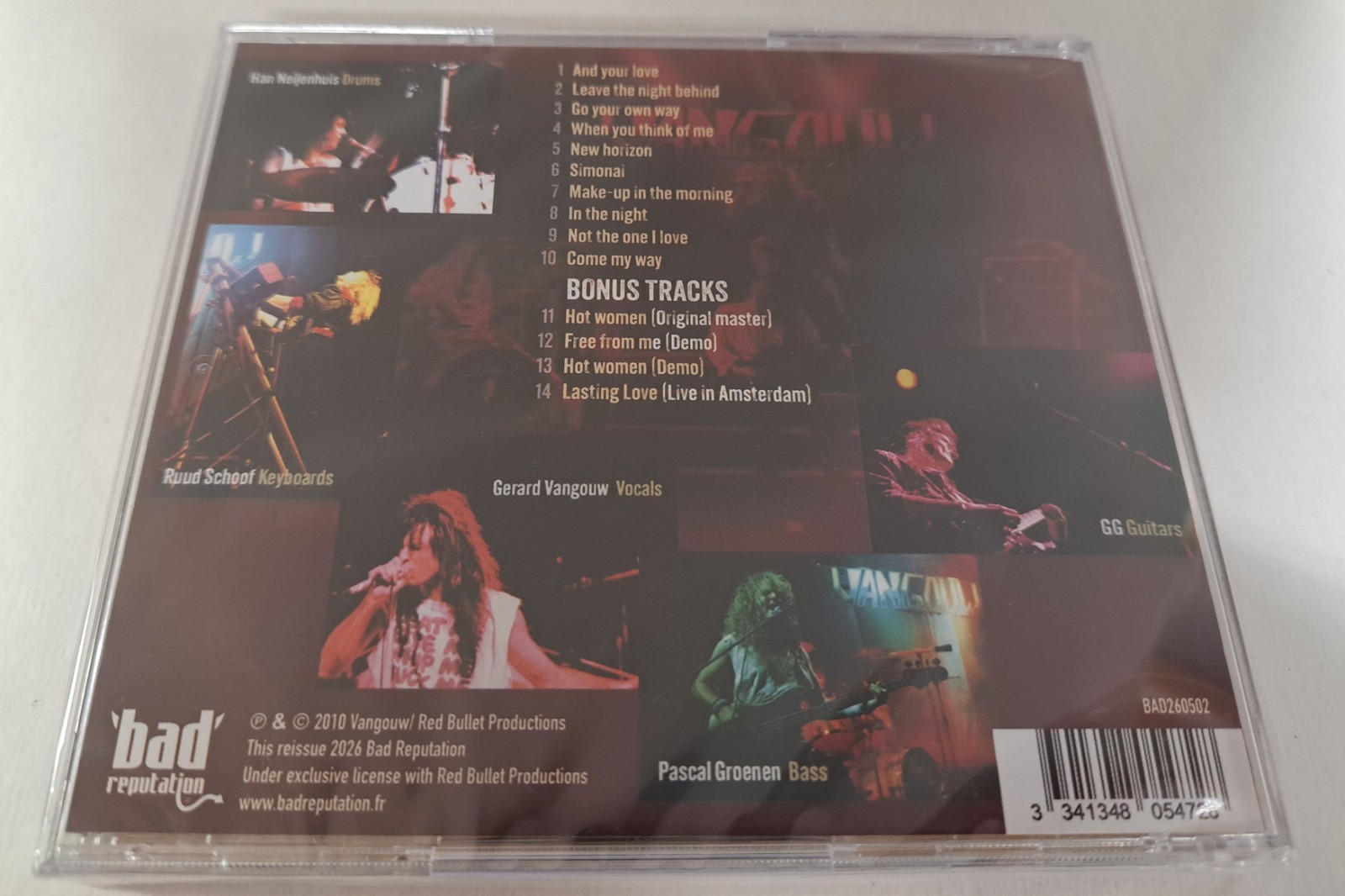 Vangouw Passion Rules New CD + Bonus Tracks Hard Rock AOR Martyr