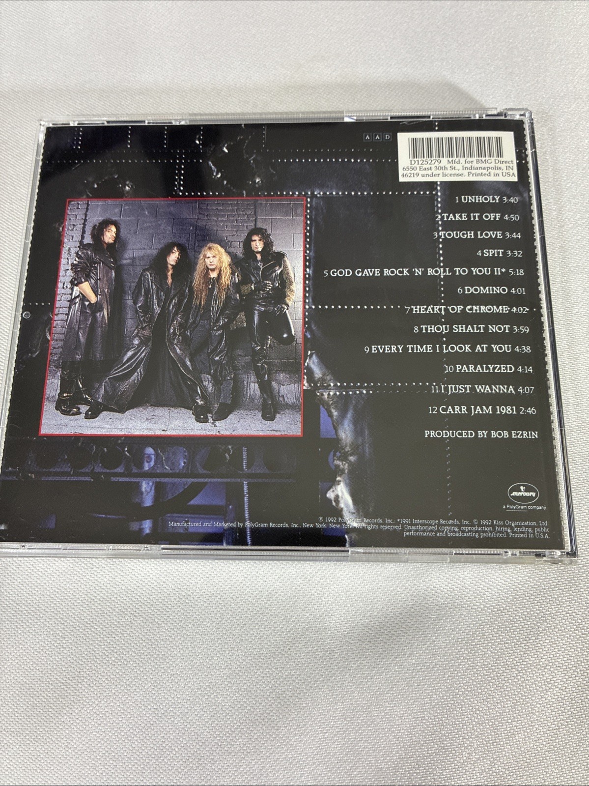 Kiss - Revenge (CD, 1992) MERCURY HARD ROCK METAL Excellent Condition