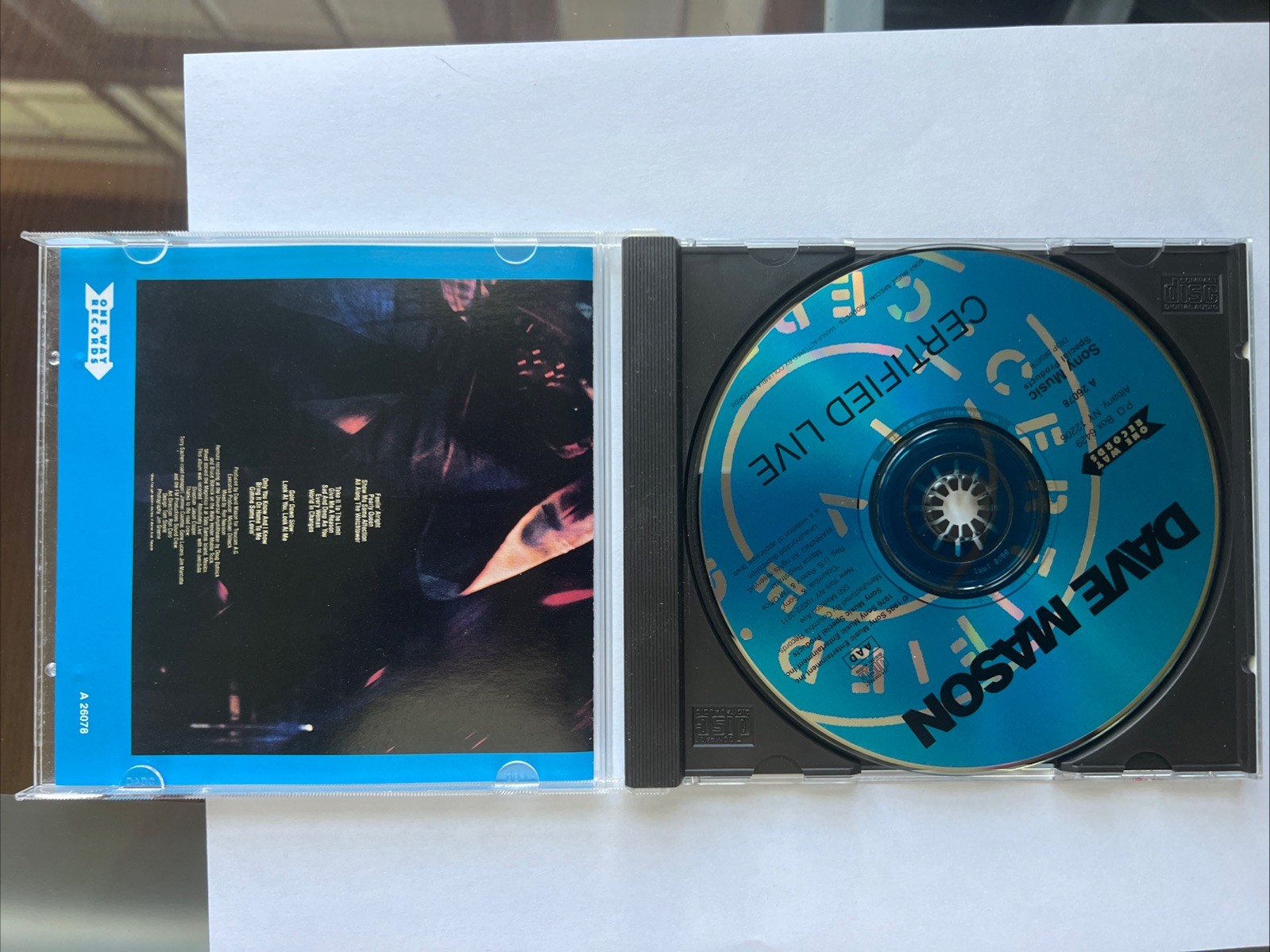 Certified Live by Dave Mason CD, 14 Tracks