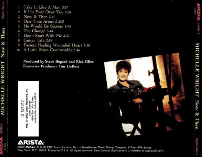 Michelle Wright - Now & Then (CD) (Good Plus (G+)) - 4109545131