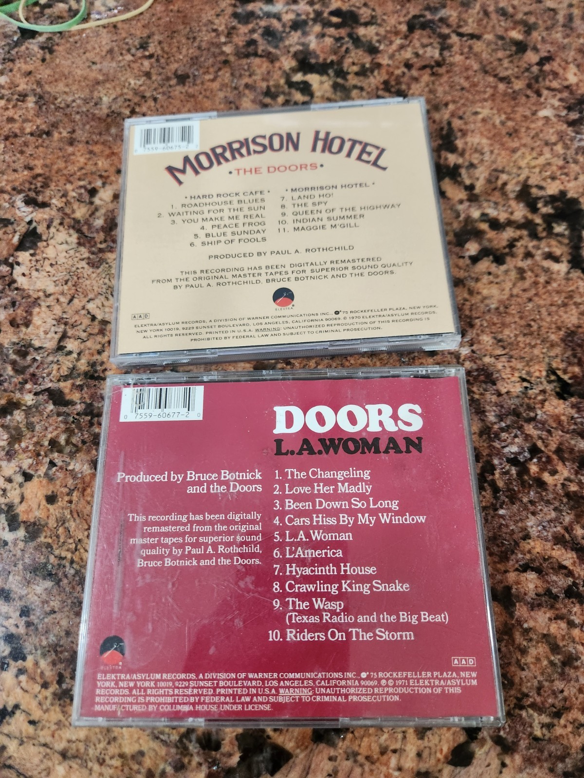 the doors cd lot (2) Morrison Hotel, L.a. Woman