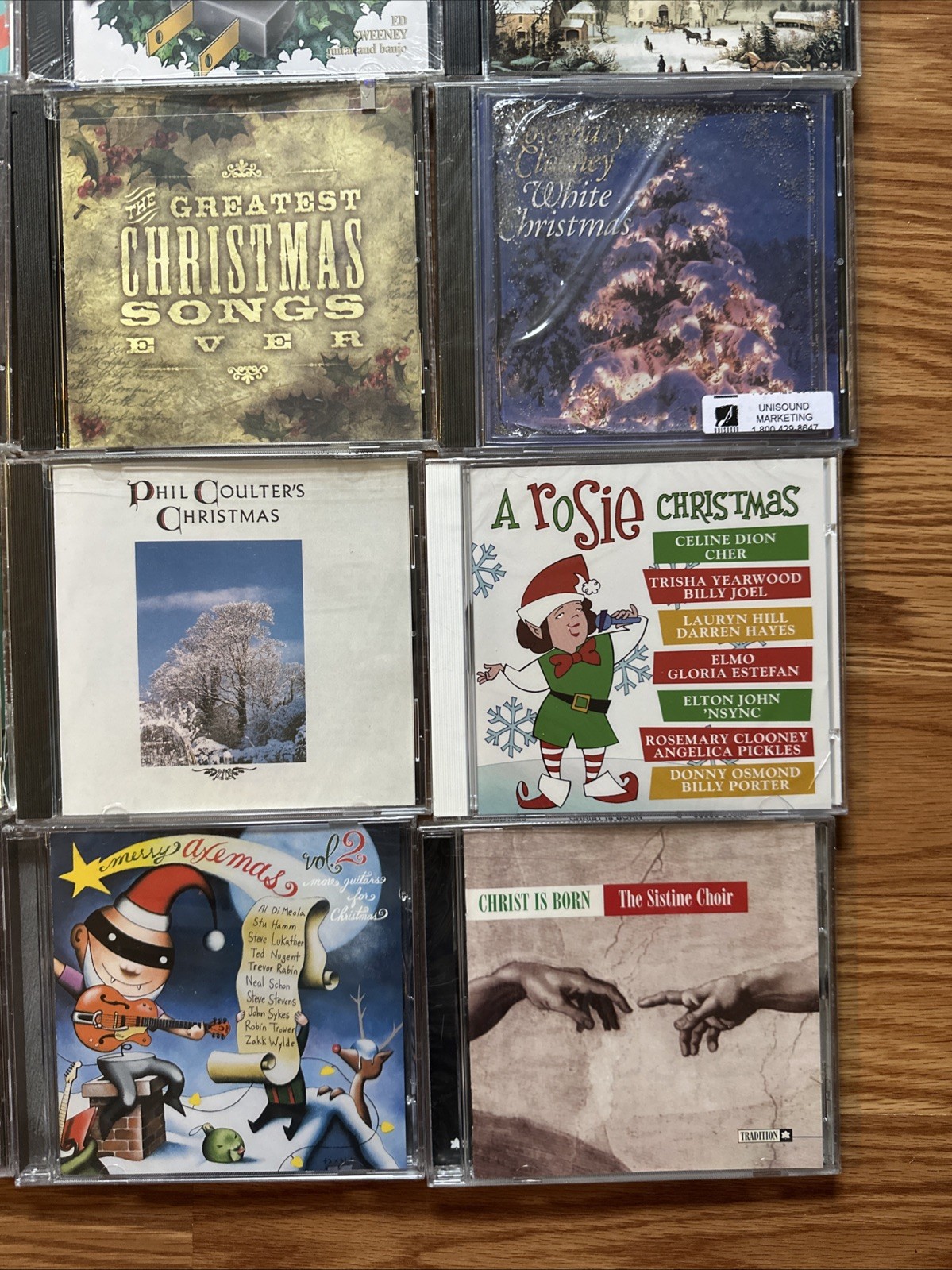 Lot of 20 CHRISTMAS HOLIDAY CDs Pop Rock Jazz Classical Country Kids New Sealed
