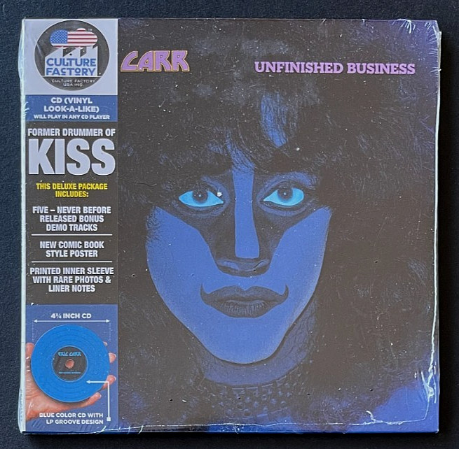 ERIC CARR Unfinished Business DELUXE EDITION cd + 5 DEMO BONUS TRACKS KISS