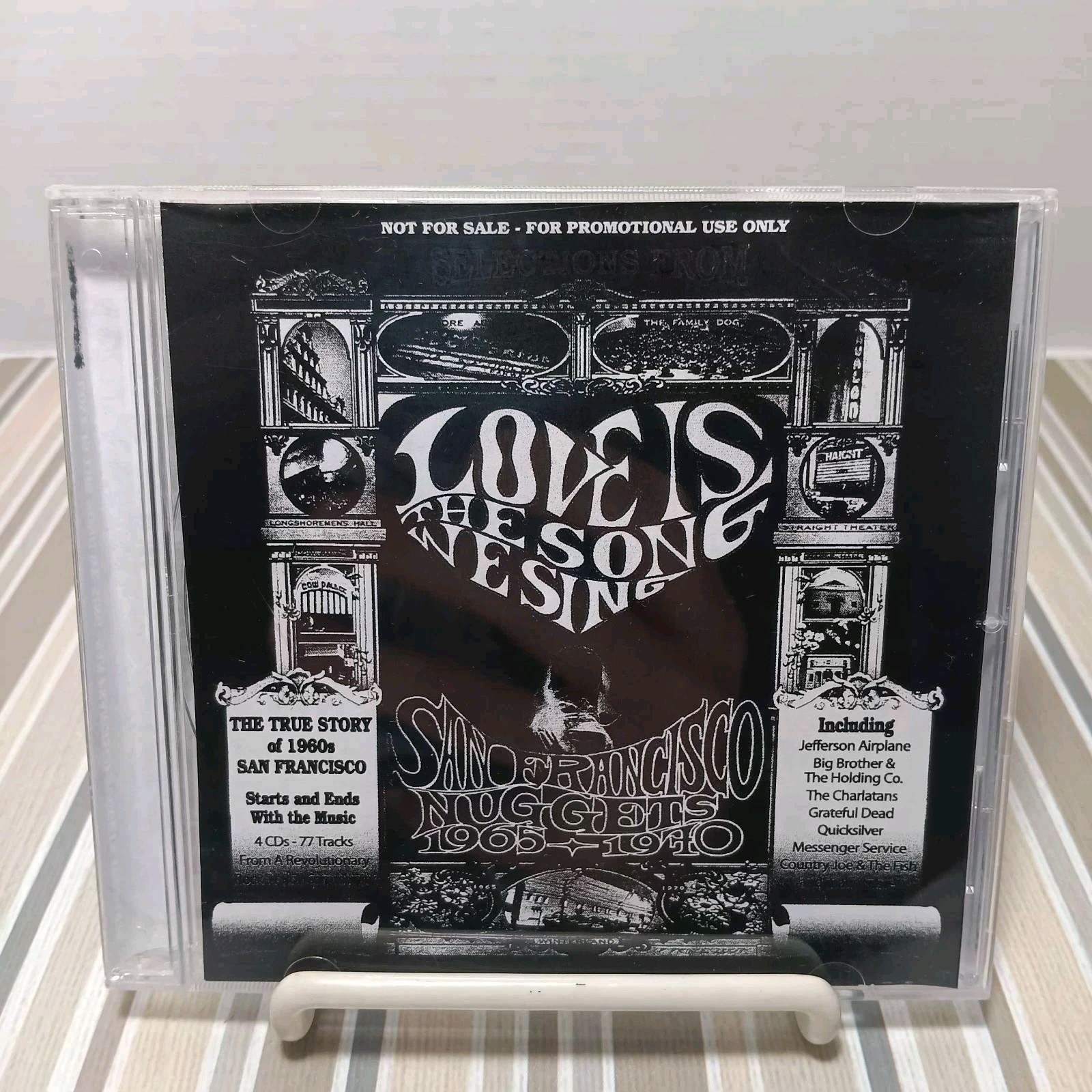 Love Is The Song We Sing San Francisco Nuggets 4 CD Promo Sampler Box Set Rare