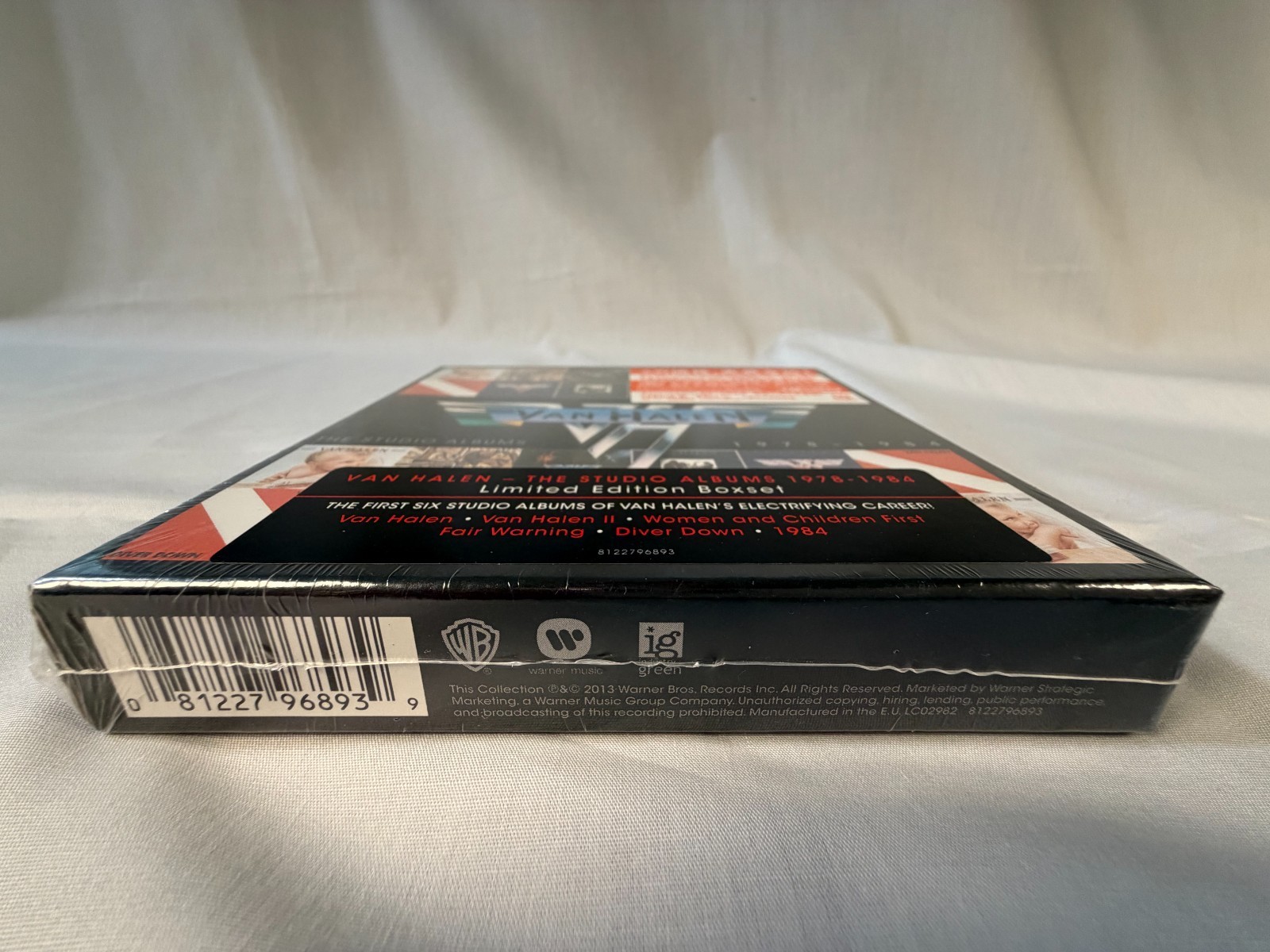 Van Halen The Studio Albums 1978-1984 6CD Box Set Sealed Japan Sticker