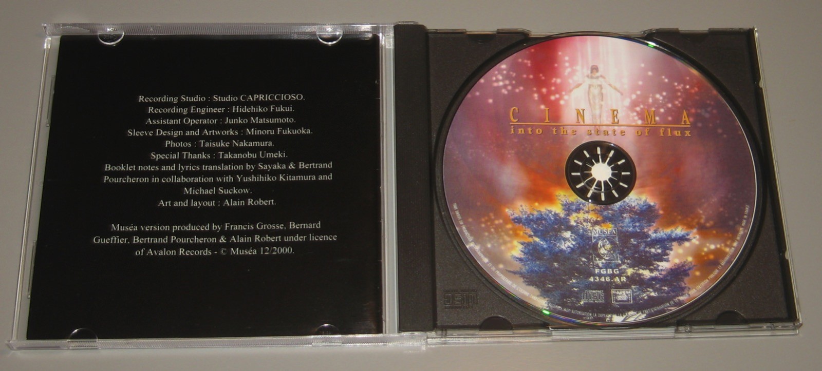 Cinema - Into The State Of Flux (CD, 2000, Musea (France)) Prog Rock