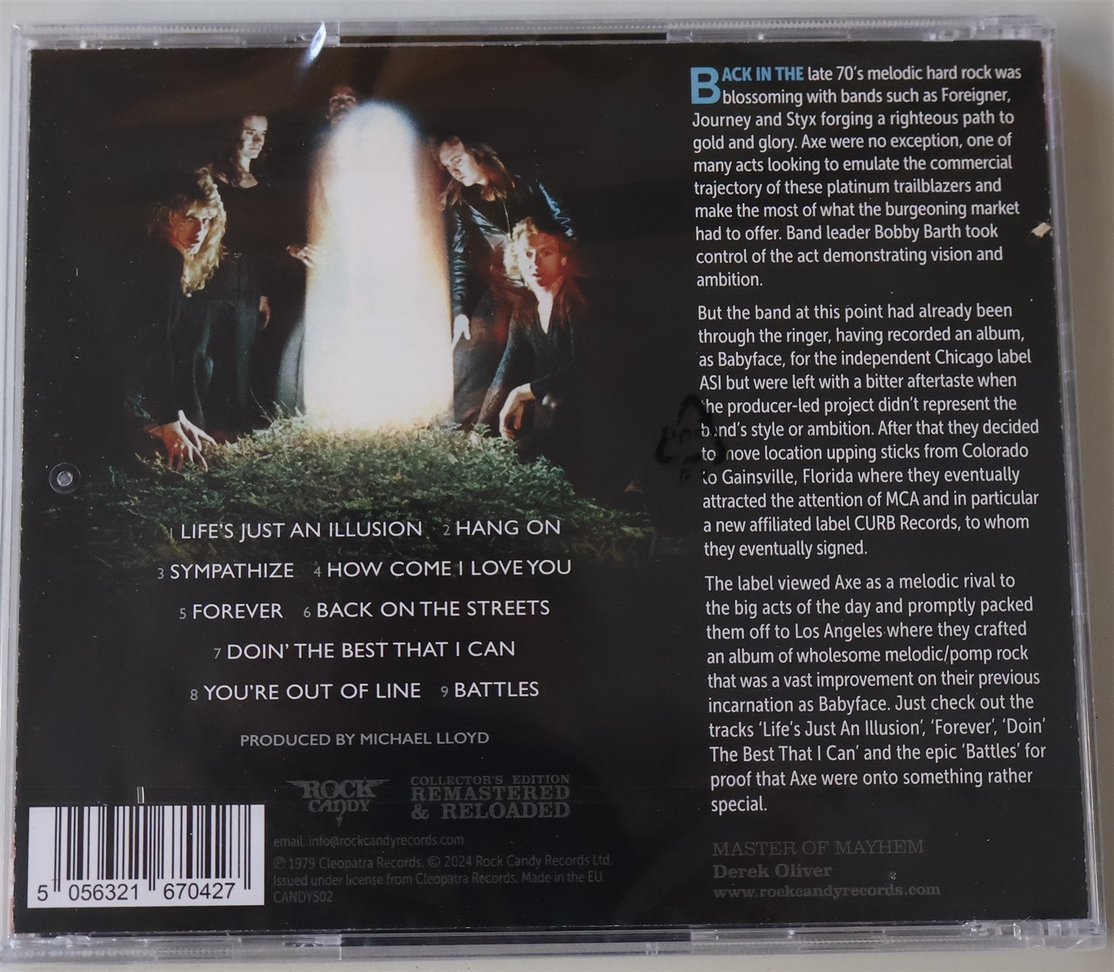 Axe Axe self titled 1979 CD new Rock Candy Records Reissue s/t same