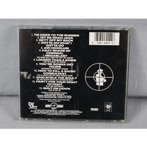 Public Enemy CD Greatest Misses 1992 Def Jam Hip Hop Rap Album Chuck D Bomb