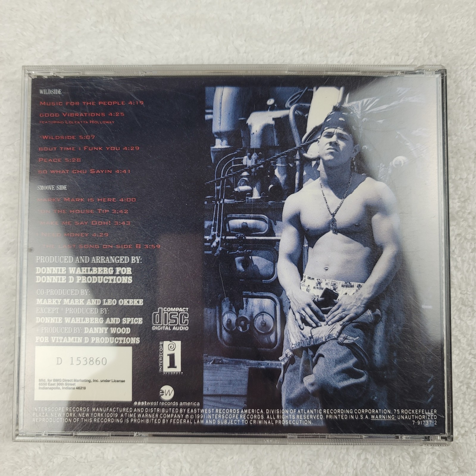 Marky Mark Funky Bunch Music for the People CD Good Vibrations 1991 BMG