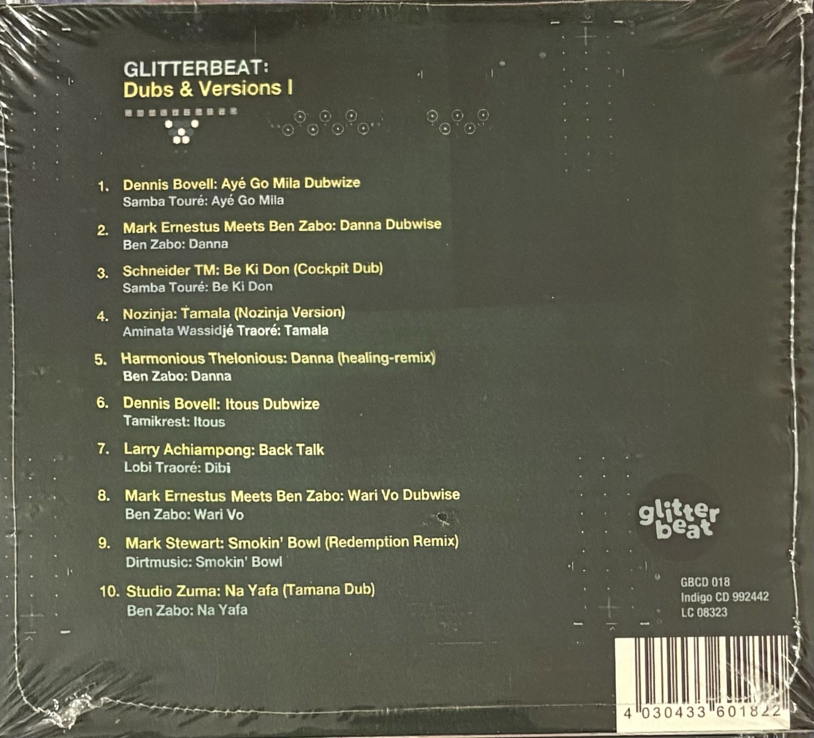 VARIOUS ARTISTS "GLITTERBEAT: DUBS & VERSIONS" BRAND NEW 2014 GERMANY CD ALBUM