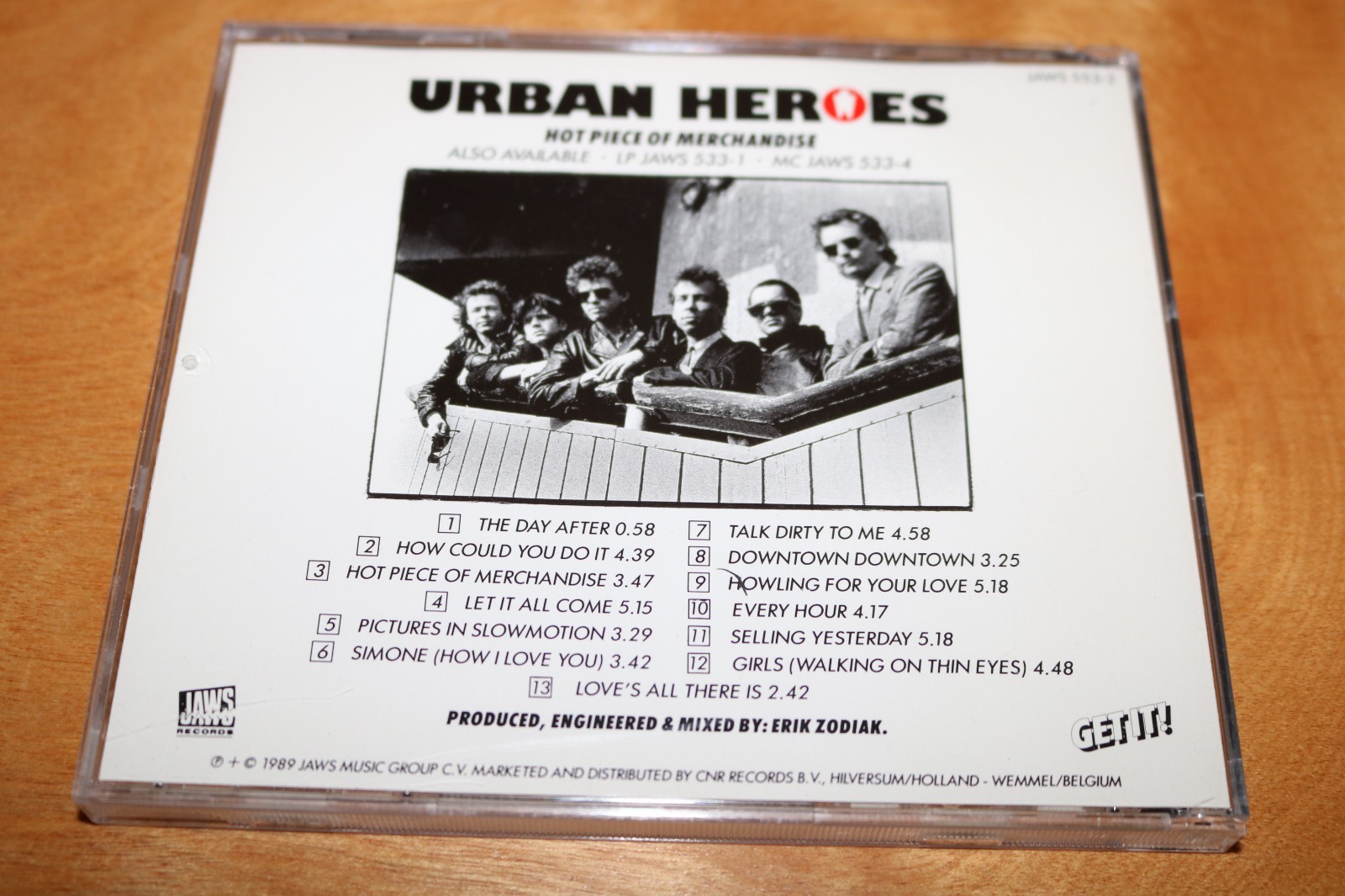 URBAN HEROES Hot Piece Of Merchandise CD AOR Synth-Pop NEW WAVE 1989 INDIE RARE