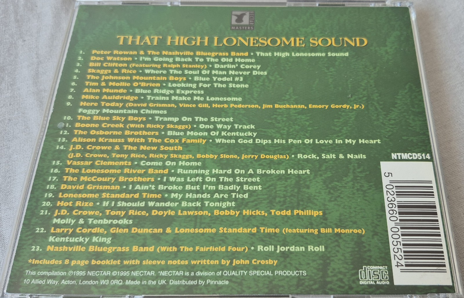THAT HIGH LONESOME SOUND BEST OF BLUEGRASS MINT UNPLAYED CD BOOKLET UK SELLER