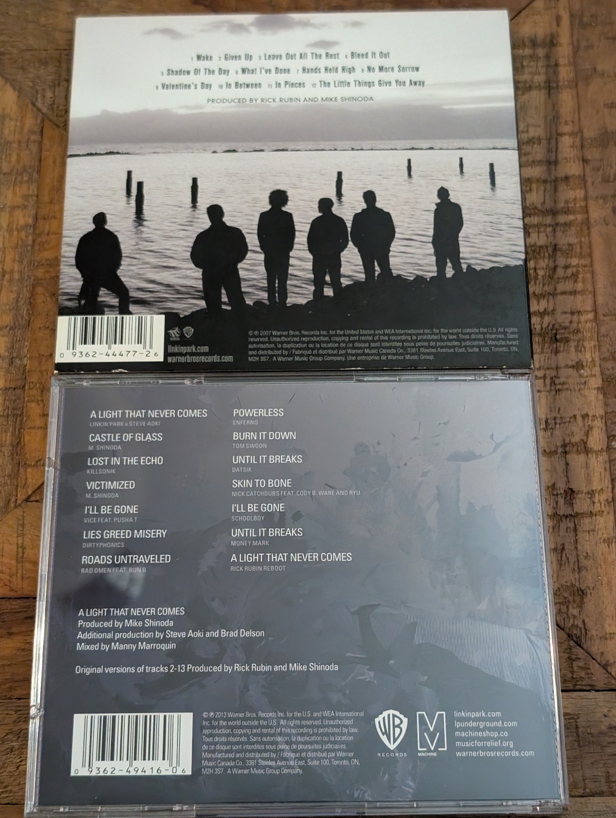 Linkin Park CD Lot of 2-Minutes to Midnight/Recharged