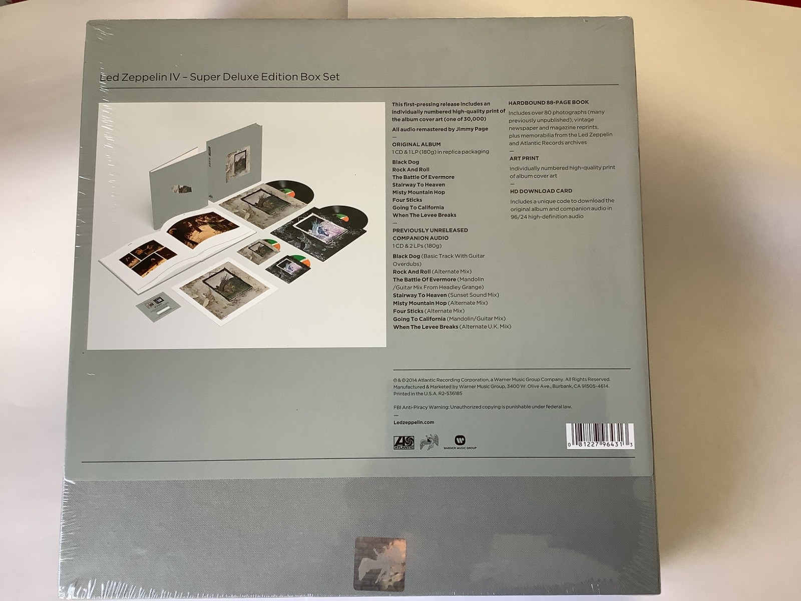 LED ZEPPELIN IV Super Deluxe Box Set Edition New