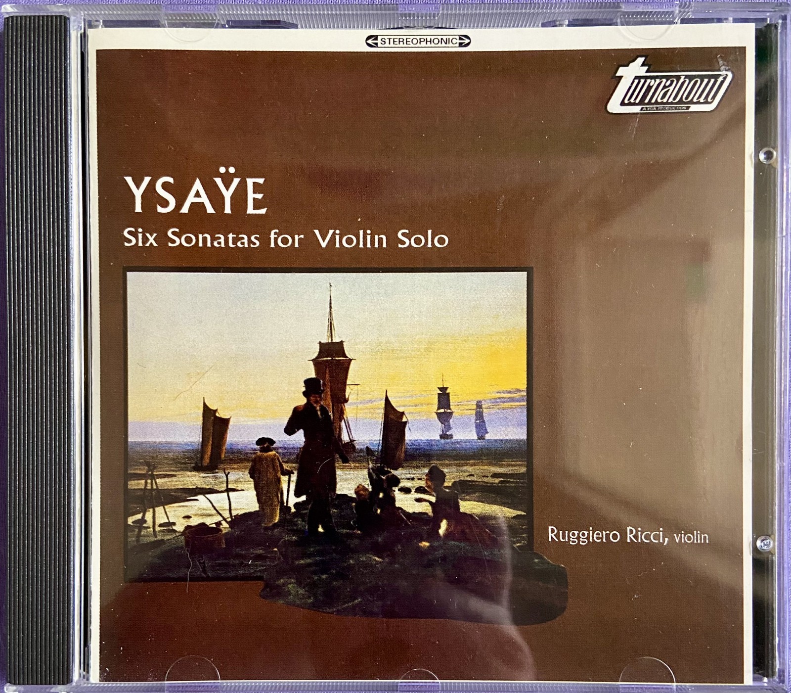 Ysaye: Six Sonatas for Violin Solo, Op.27 - Ruggiero Ricci CD 1996 Carlton