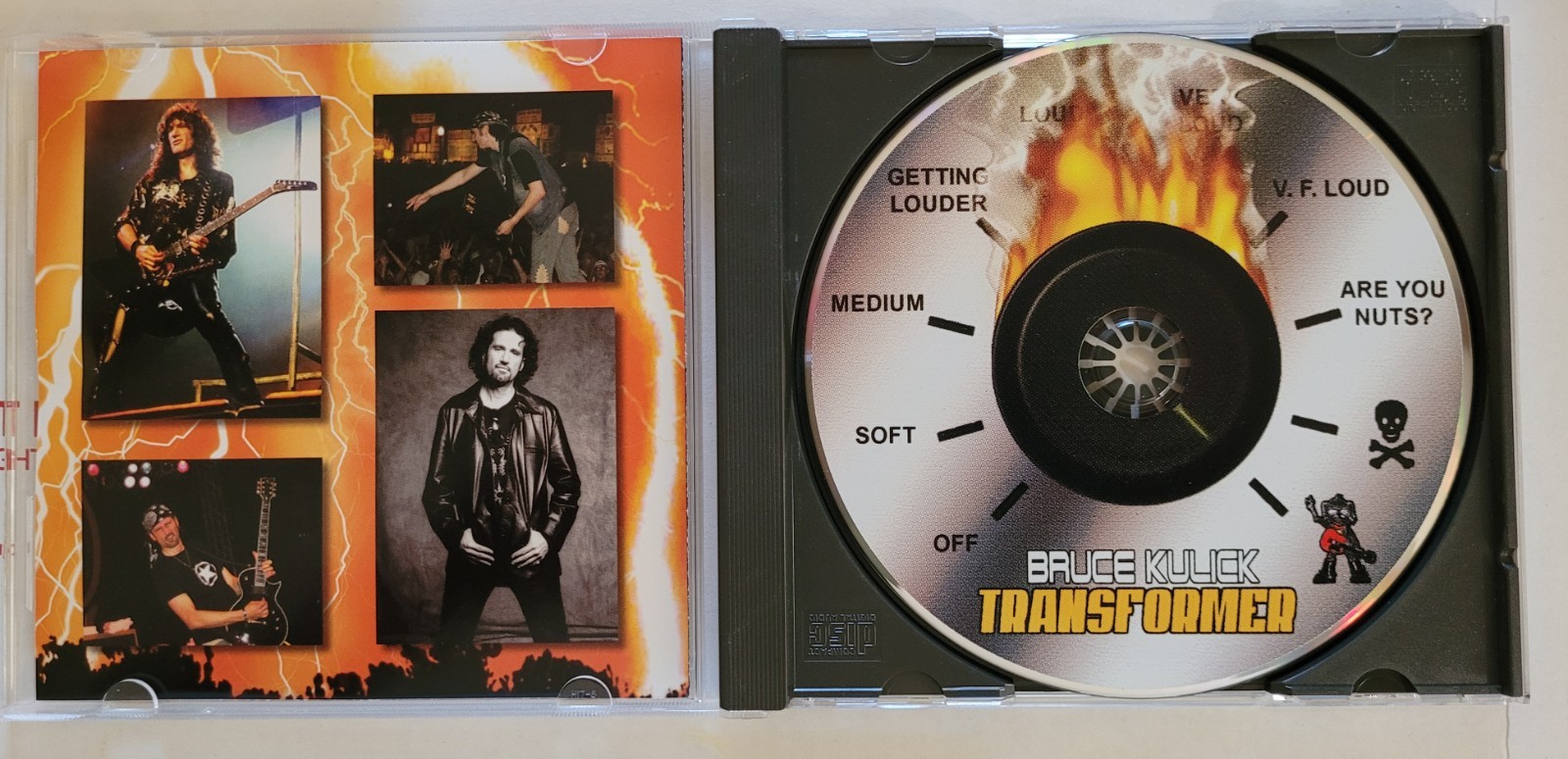 BRUCE KULICK of KISS TRANSFOMER 2003 EX/EX SELF RELEASED 2nd SOLO CD CLEAN HTF
