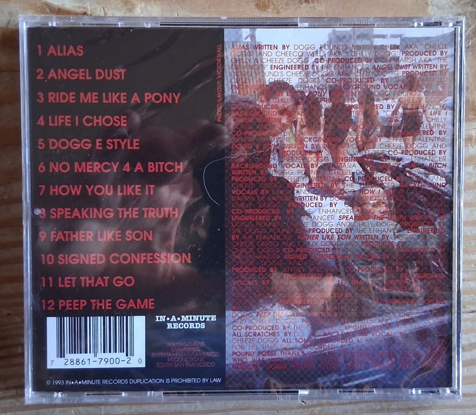 NEW Dogg Pound posse CD Dog E Style alias angel dust ride me like pony peep game