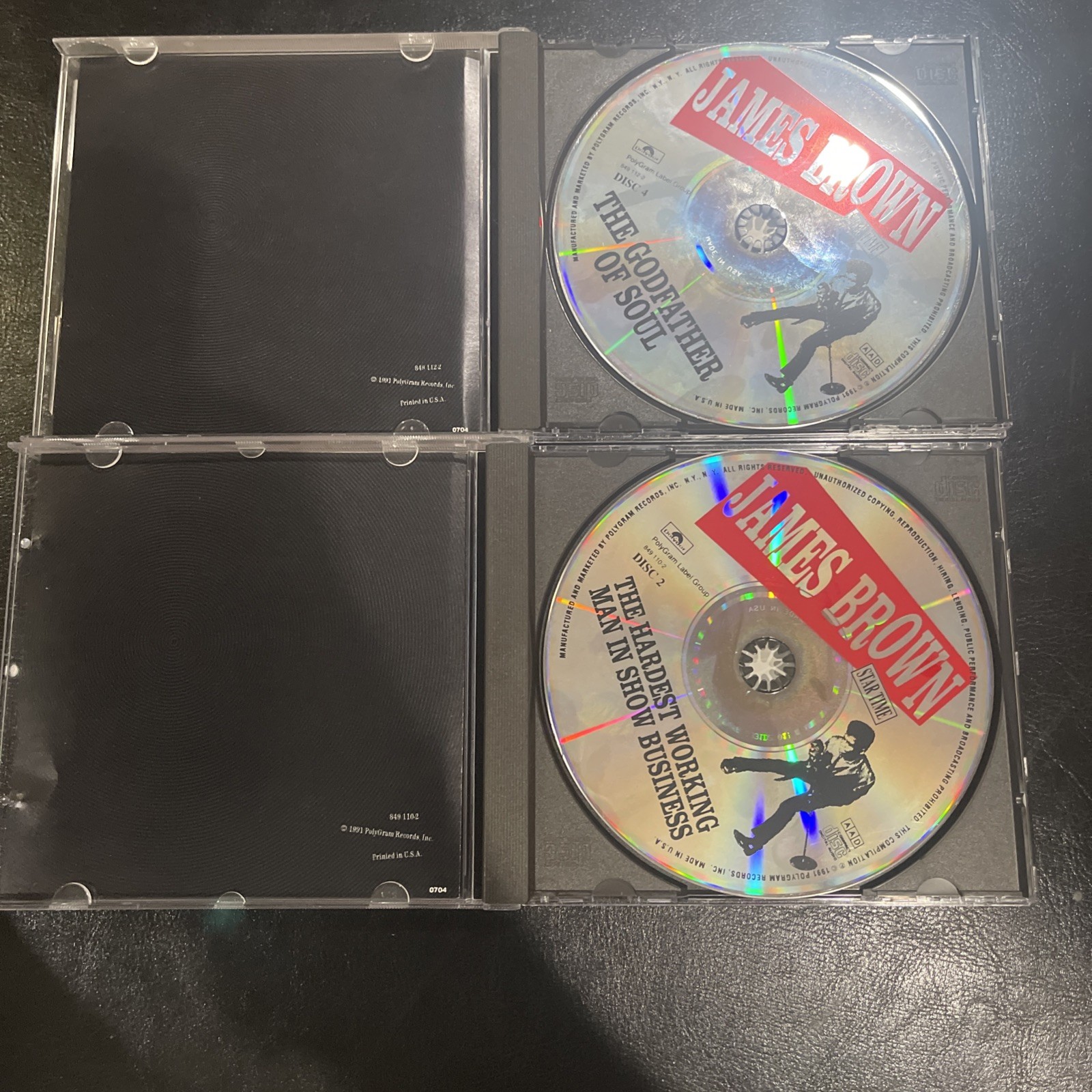 James Brown Star Time 4 CD Set - 35th Anniversary-1991-No Box - CD's Only