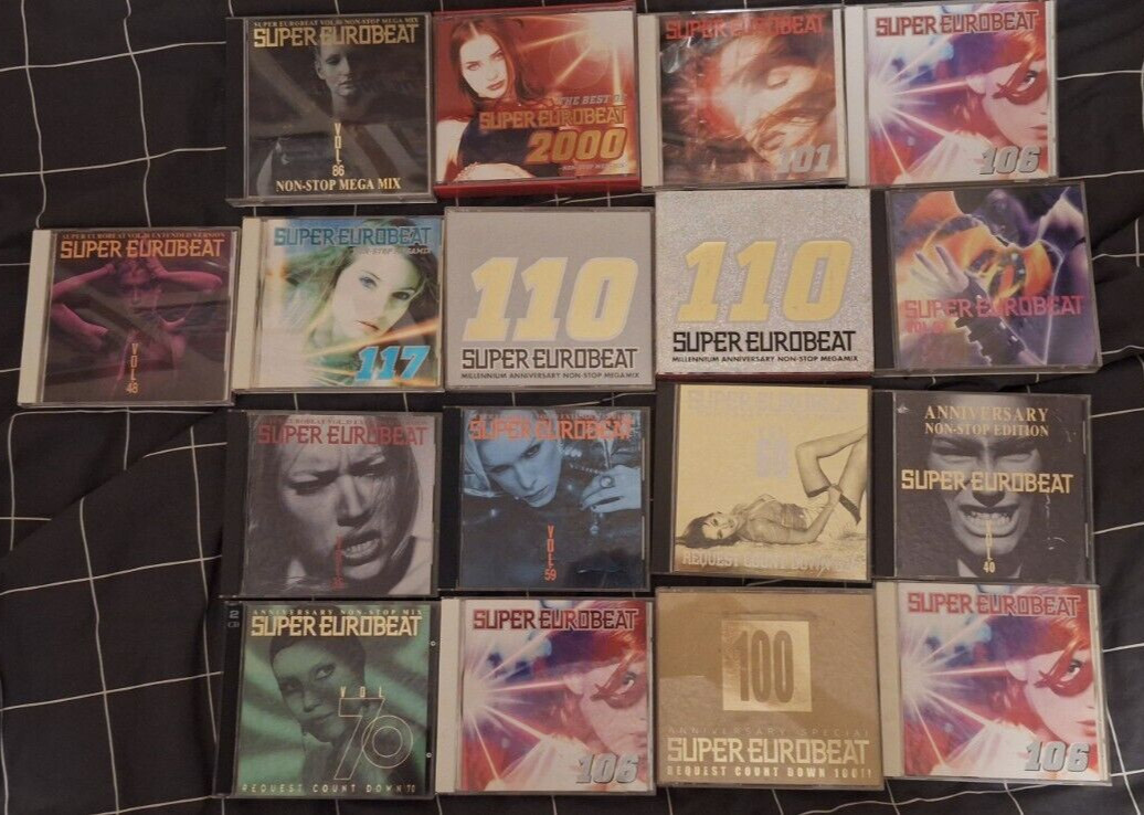 Various Super Eurobeat CD compilations (you choose!) - Initial D Anime OST