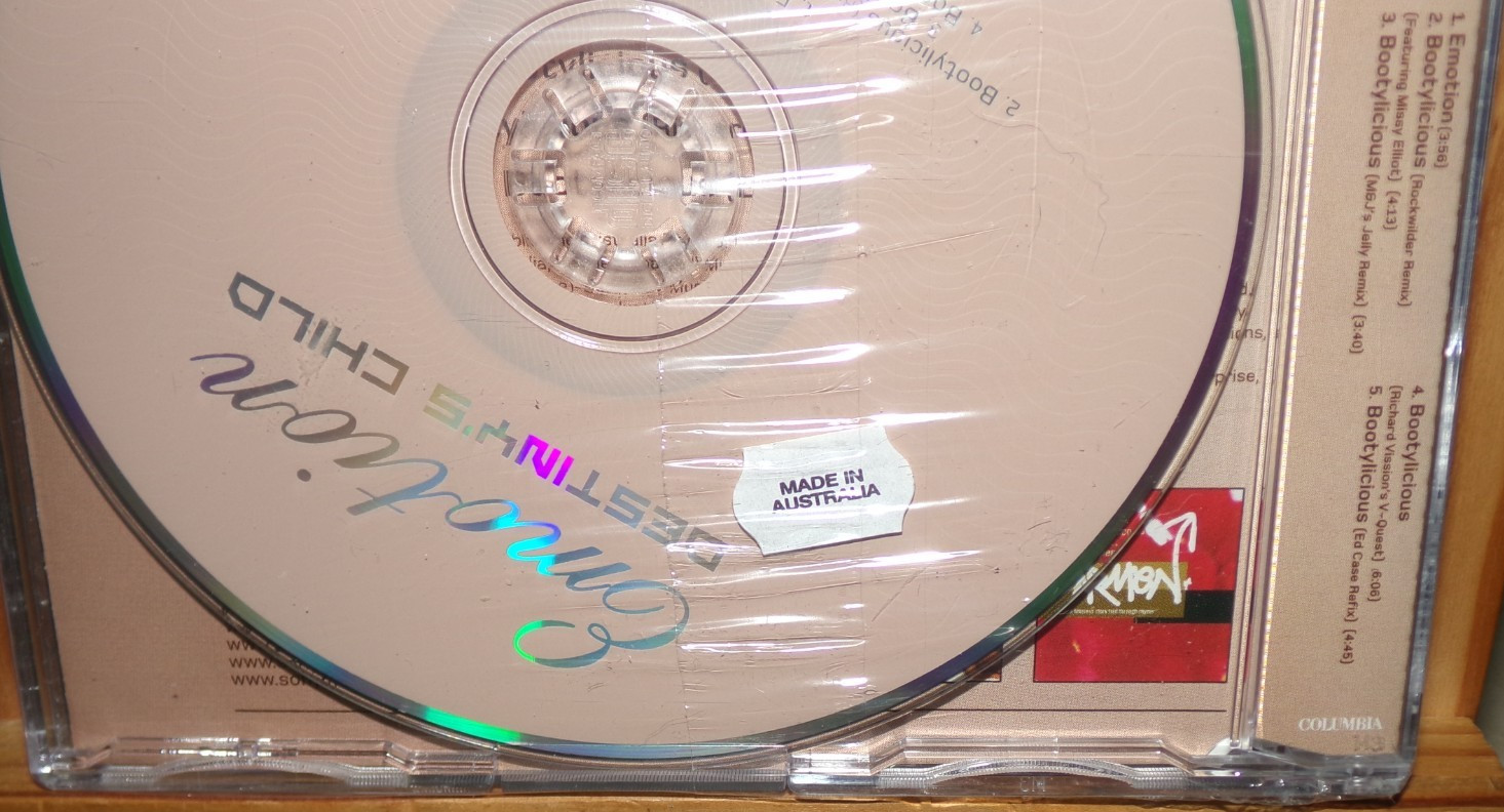 DESTINY'S CHILD EMOTION AUSTRALIA CD BOOTYLICIOUS SURVIVOR REMIXES