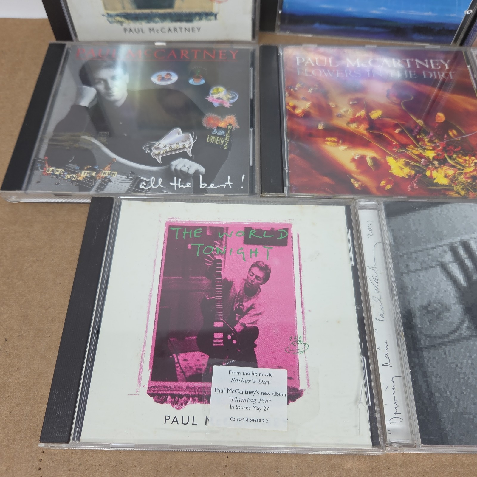 Paul McCartney CD Lot - All The Best, Driving Rain, World Tonight, Run Devil ++