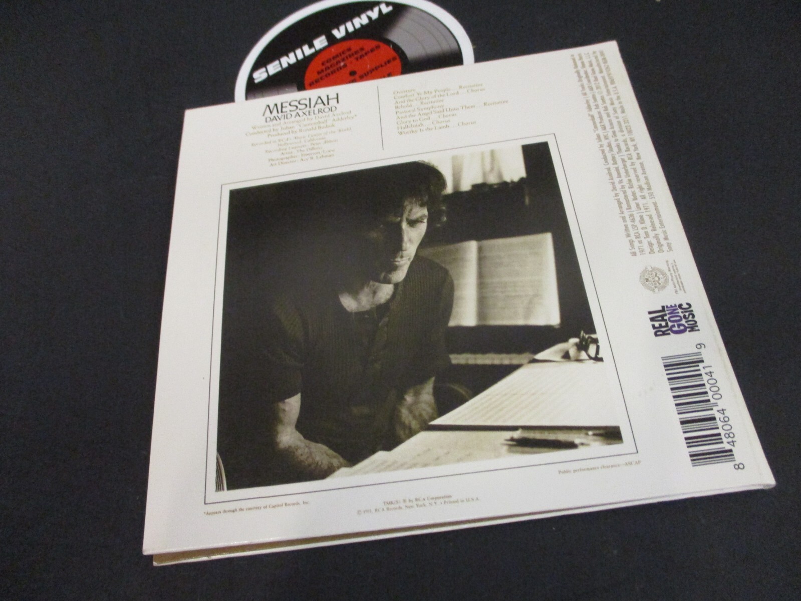 DAVID AXELROD David Axelrod's Rock Interpretation Of Handel's Messiah 2012 CD
