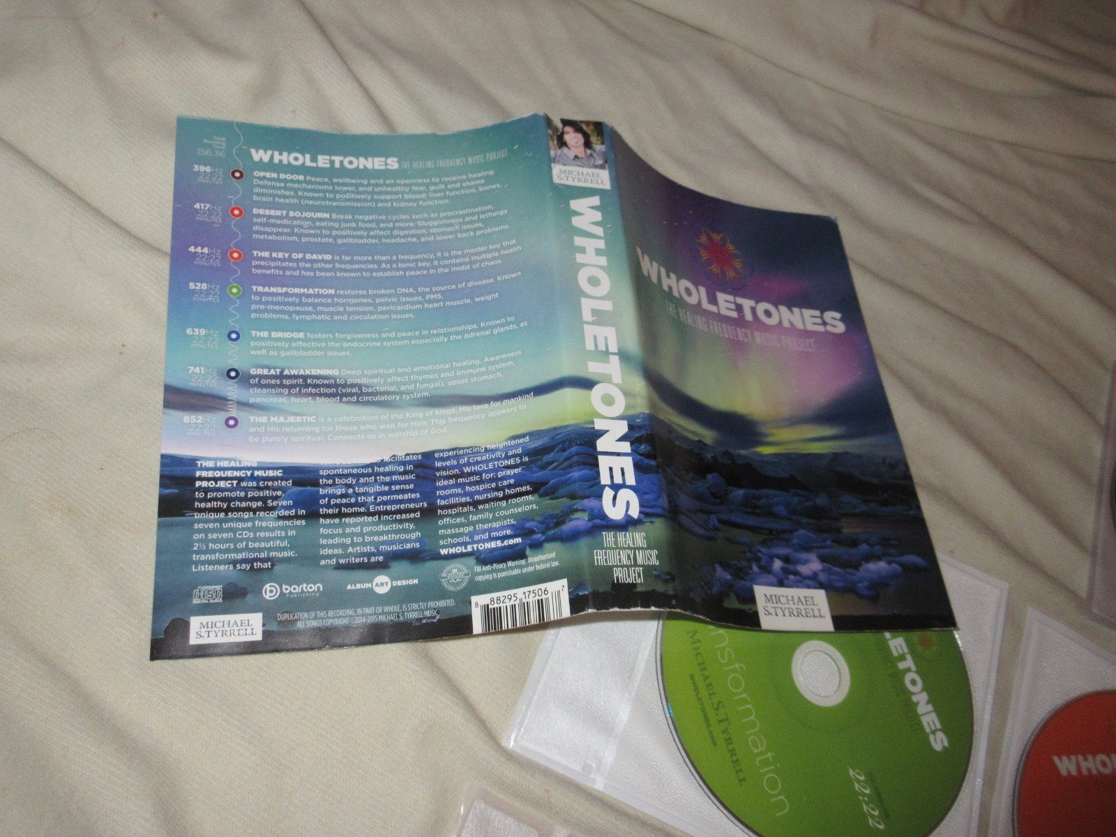 Wholetones: The Healing Frequency Music Project CD's 7-Disc Michael S. Tyrrell