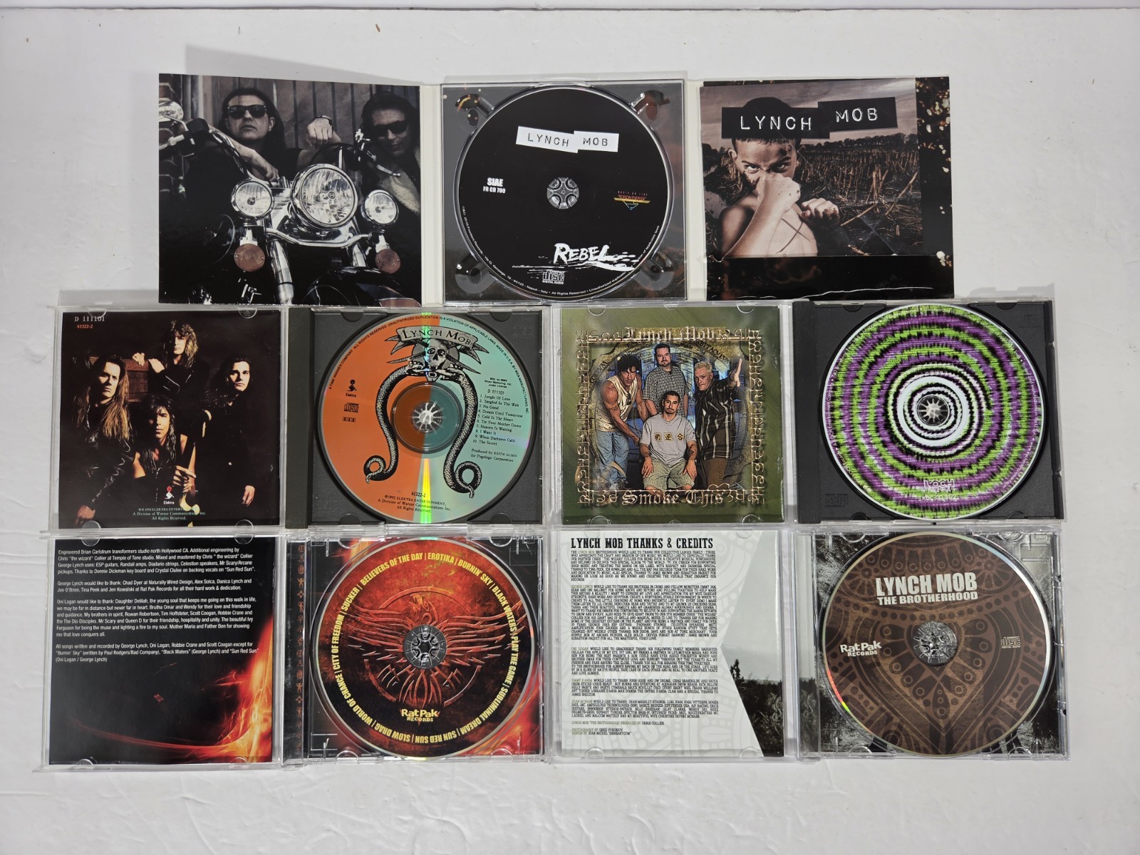 Lynch Mob & George Lynch & Lynch/Pilson - Wicked Sensation & Sacred (4 CD Lot)