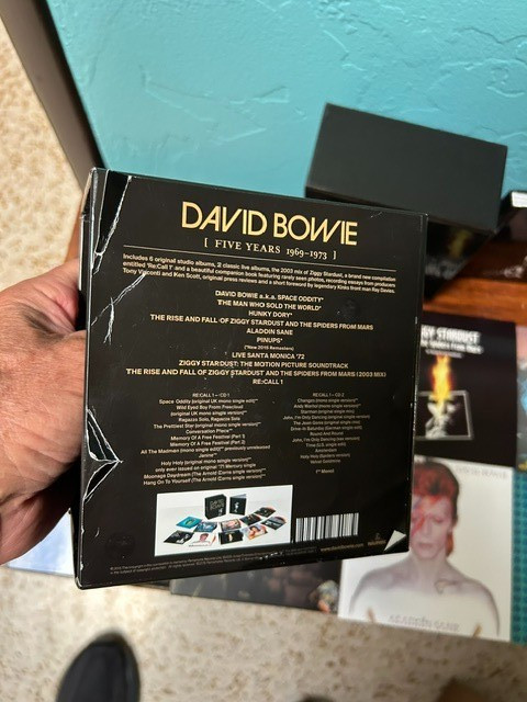 David Bowie Five Years 1969-1973 12CD Box Set Complete Parlophone VG IOB PLAY