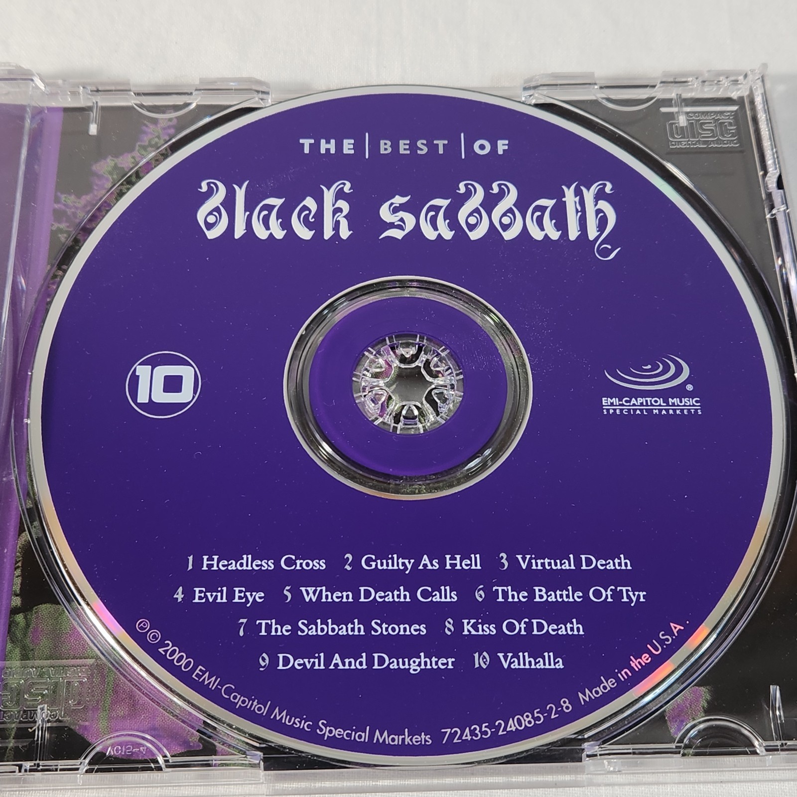Black Sabbath The Best Of Black Sabbath CD 2000 EMI-Capitol Records FREE Ship