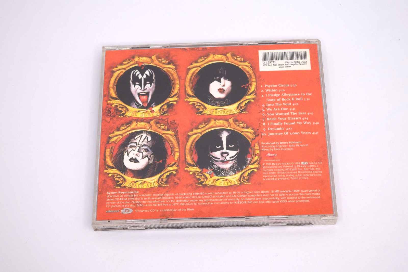 Psycho Circus (Enhanced) by Kiss (CD, 1998)