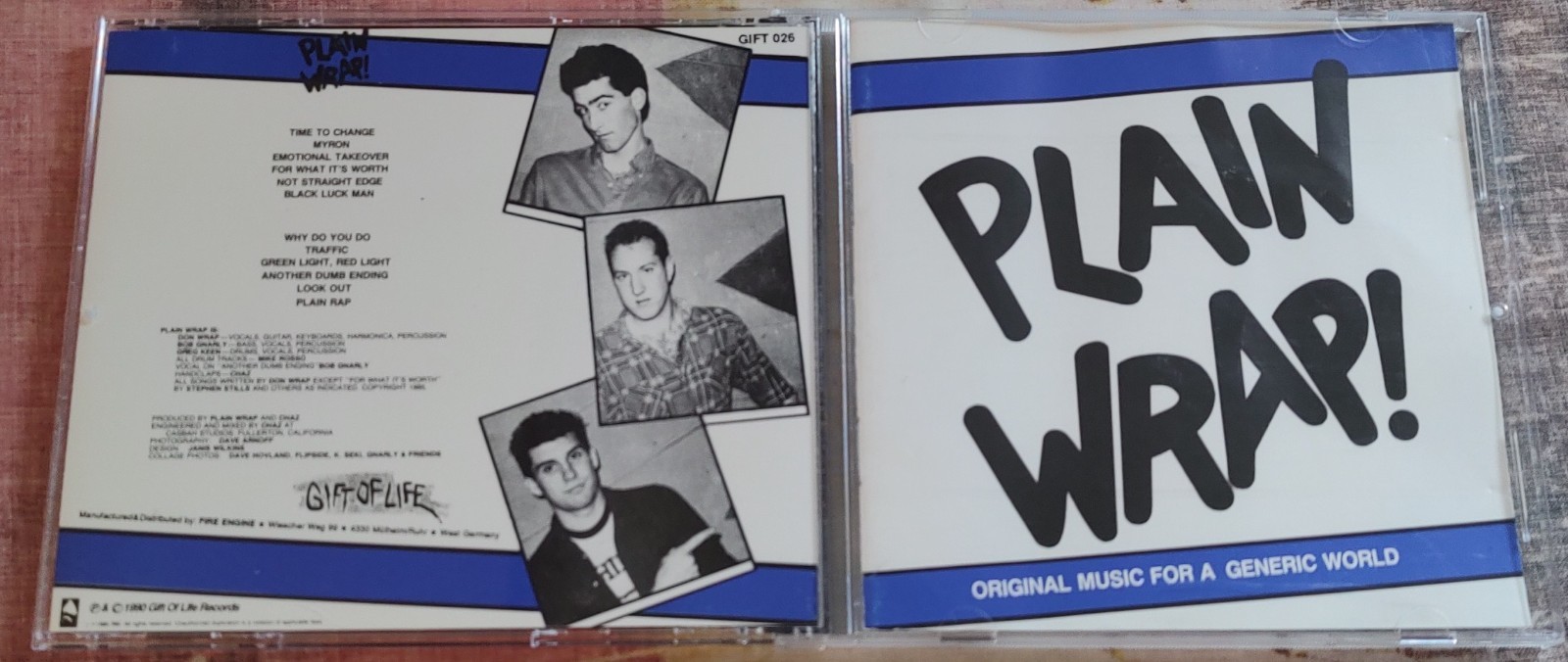Plain Wrap! – Original Music For A Generic World - 1985/1990 Gift Of Life -RARE