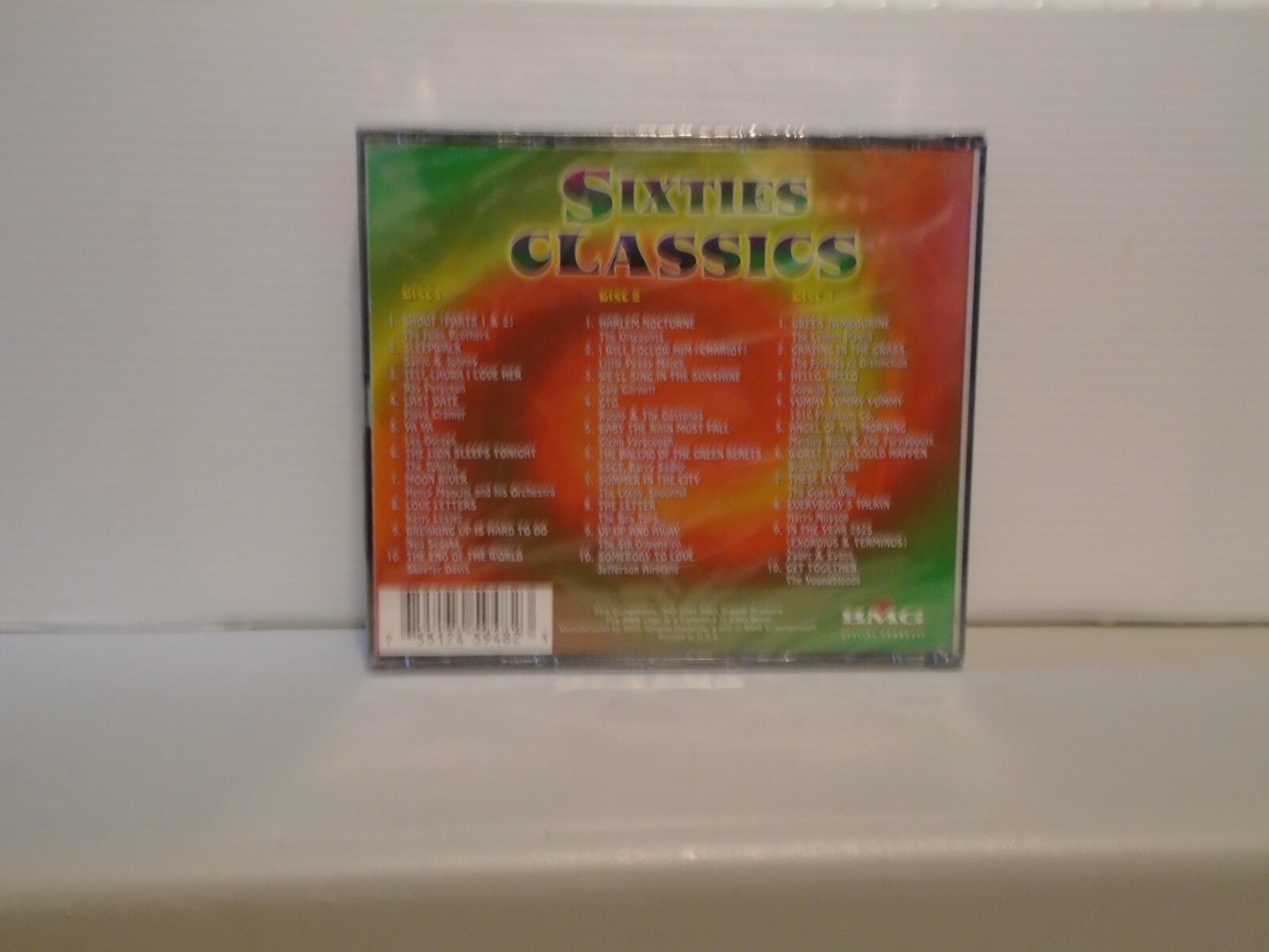 V.A.--Sixties Classics--3 CD Box Set--New, Sealed--Wide Jewel Case--2001 BMG