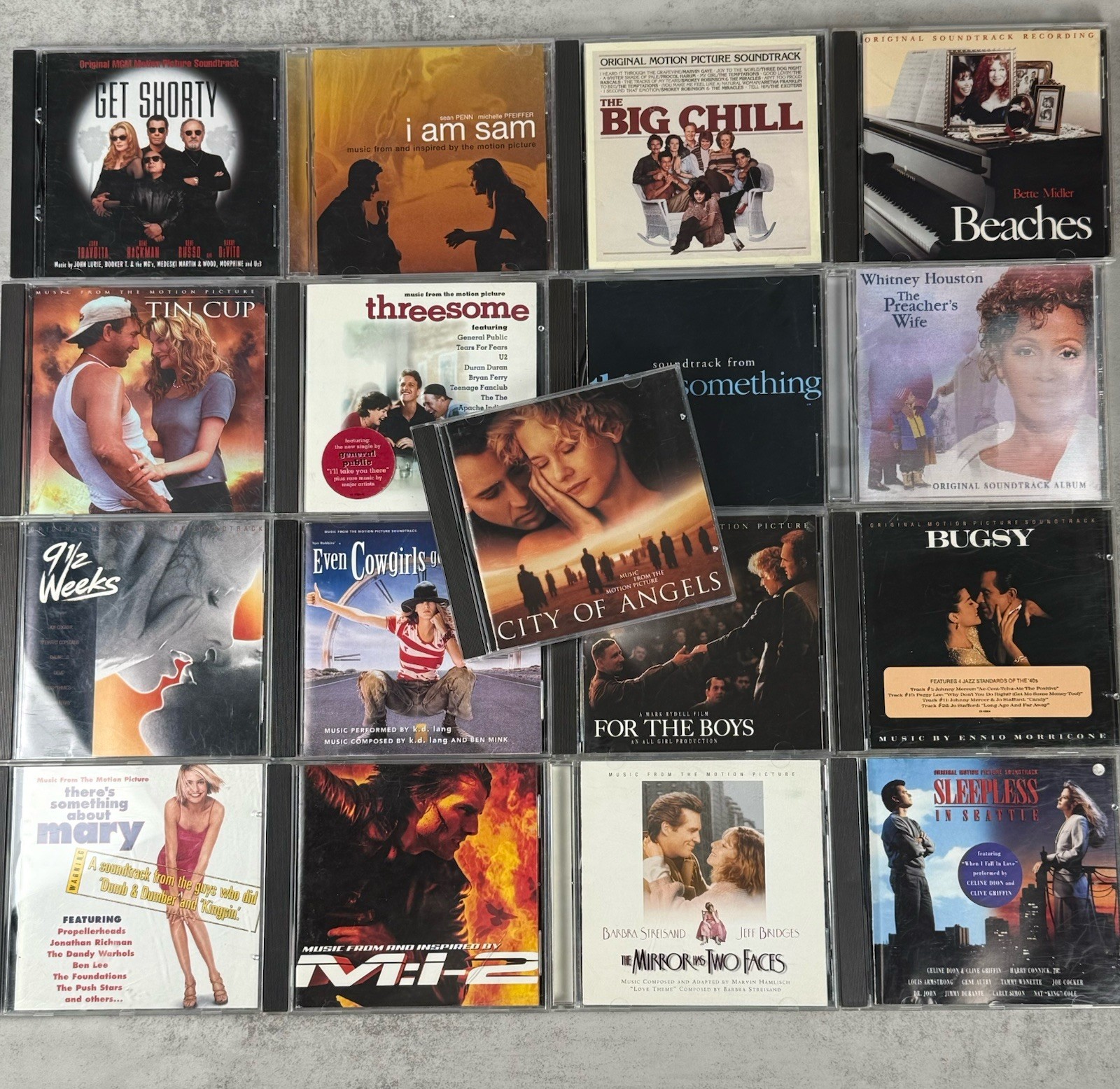 Movie Soundtracks: 17 CD LOT with Jewel Cases Romance Adventure