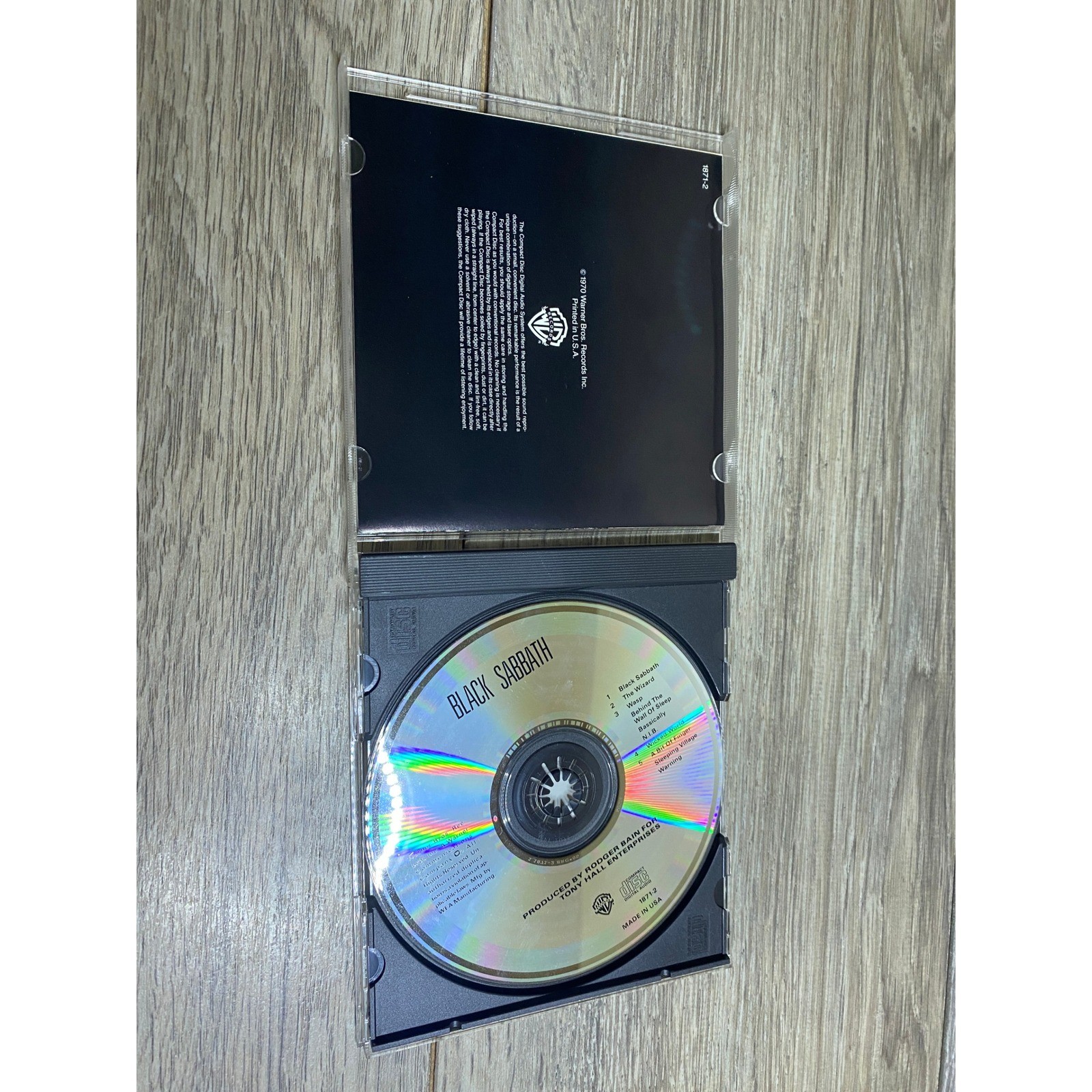 Black Sabbath Self-Titled CD Album Unisex OS Multicolor Excellent 1871-2 Metal