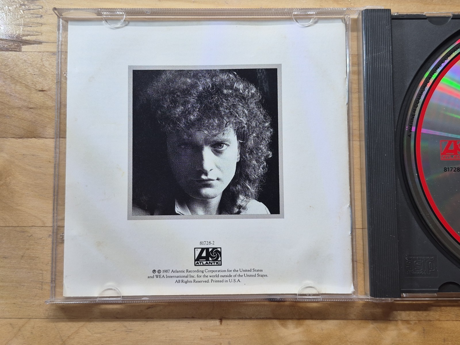 Lou Gramm Ready or Not CD 1987 Atlantic Rock Midnight Blue Pre-Owned VG RareOOP