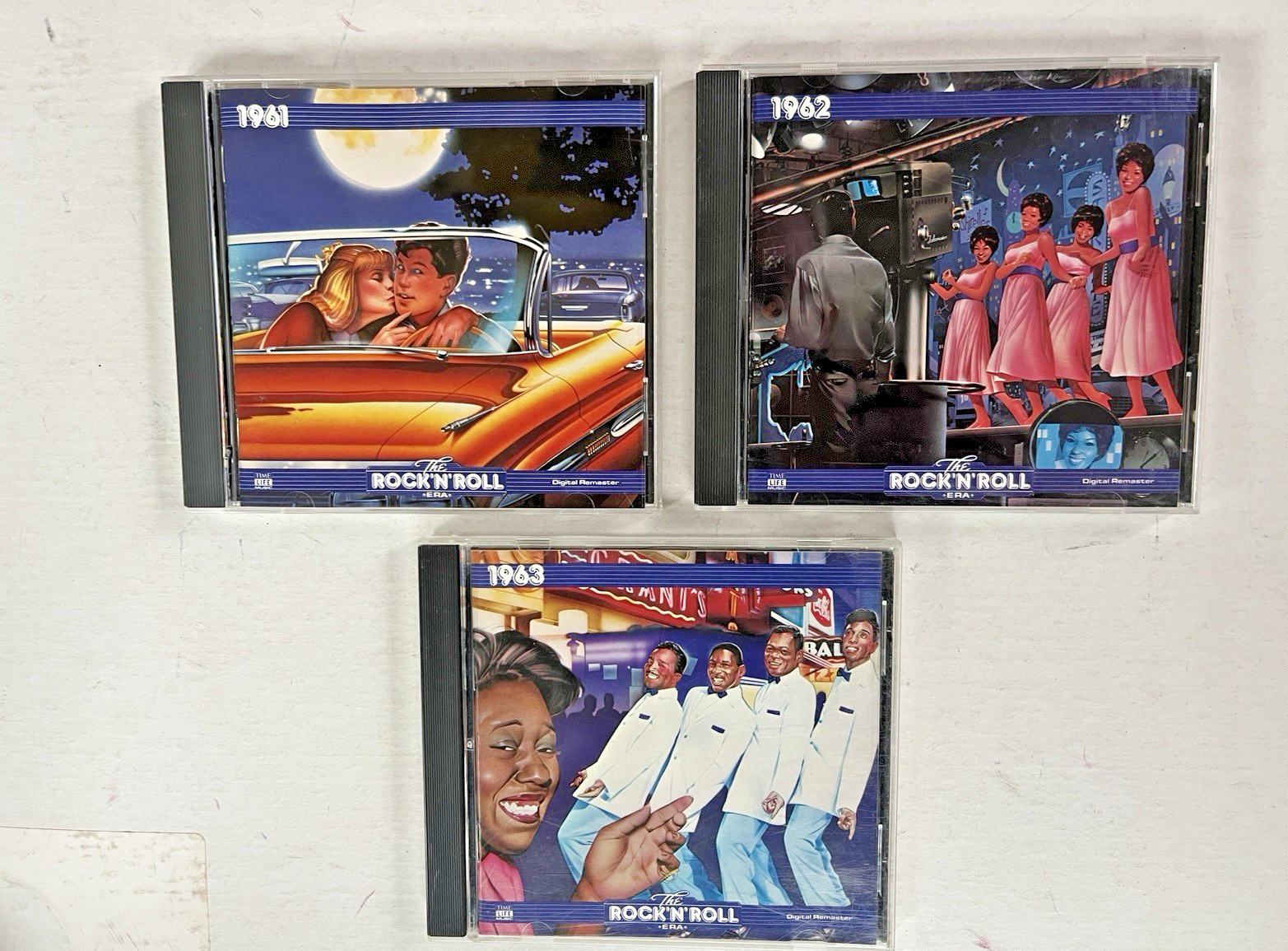 Time Life The Rock 'N' Roll Era Collection Oldies CD Lot of 6: 1950's & 1960's