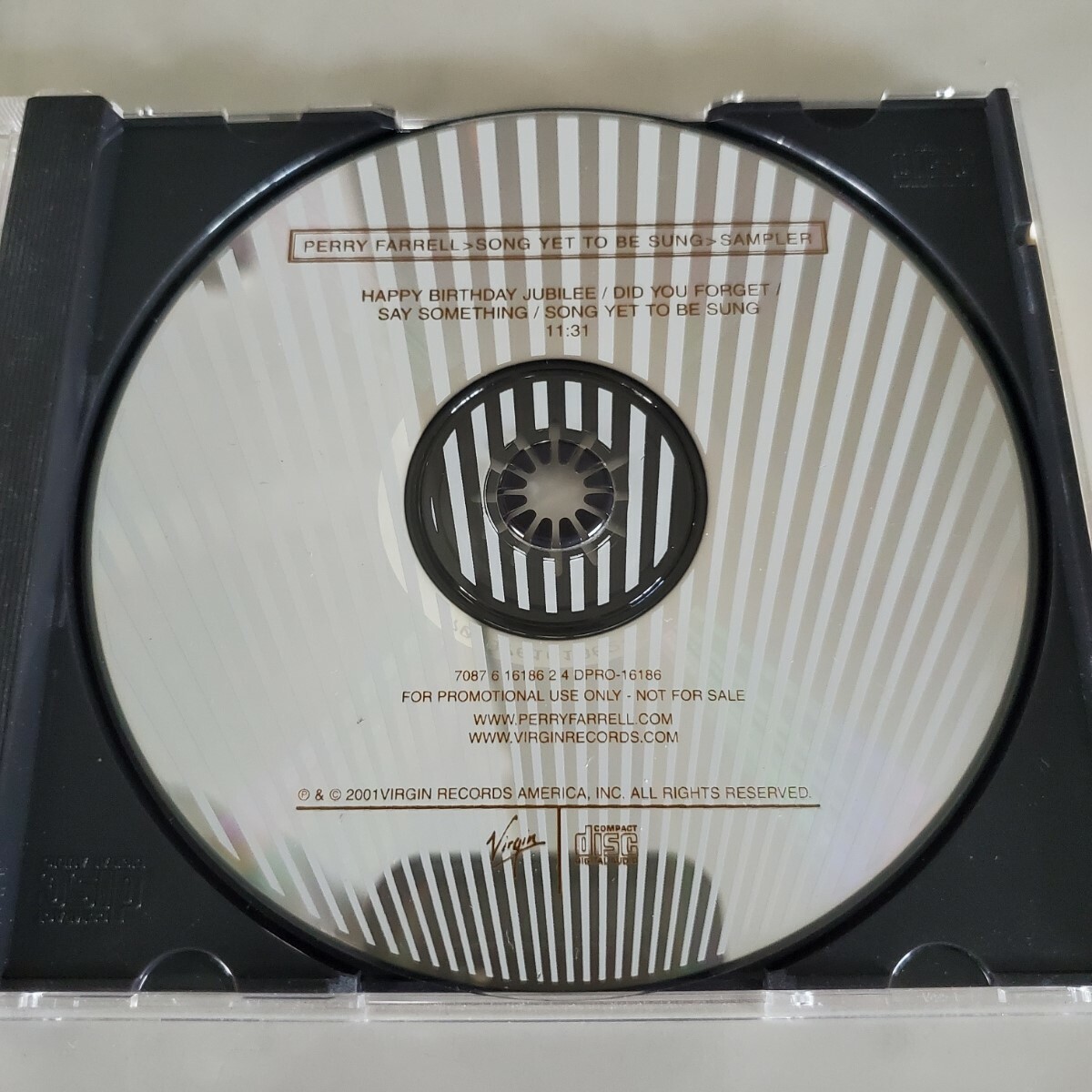 Perry Farrell - Promotional CD - Song Yet To Be Sung - EP Sampler