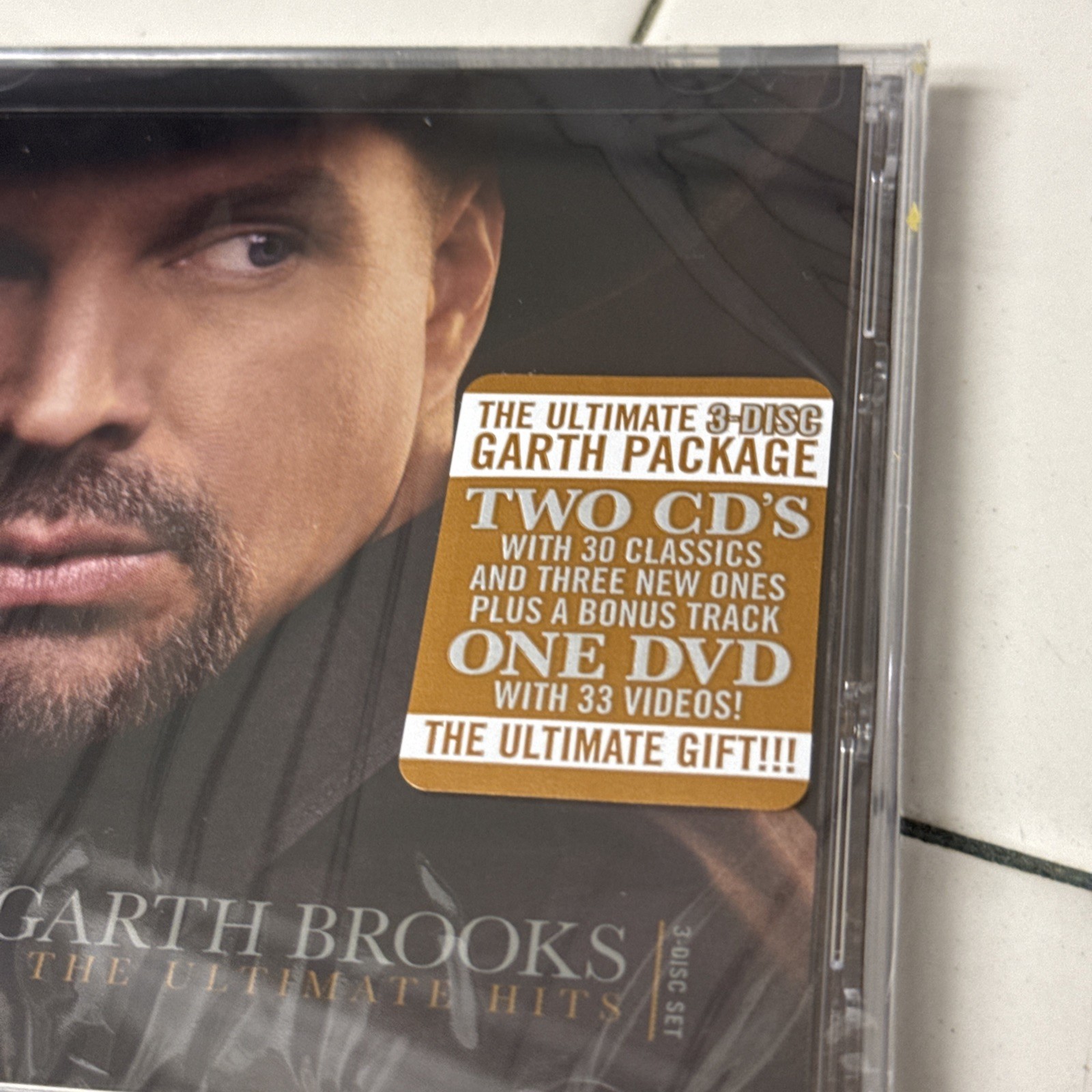 SEALED-NEW Garth Brooks The Ultimate Hits (2 CDs + 1 DVD) Collectors Series Musi