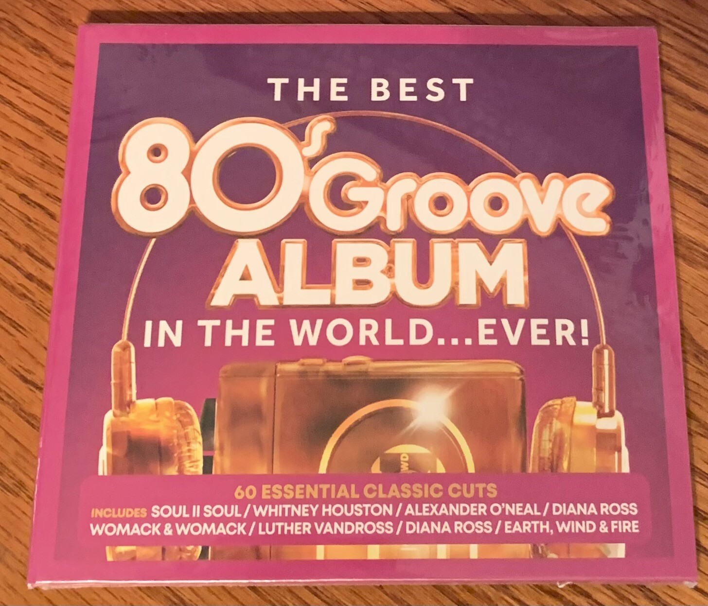 VARIOUS "THE BEST 80's GROOVE ALBUM" BRAND NEW ORIGINAL 2019 UK 3CD SET
