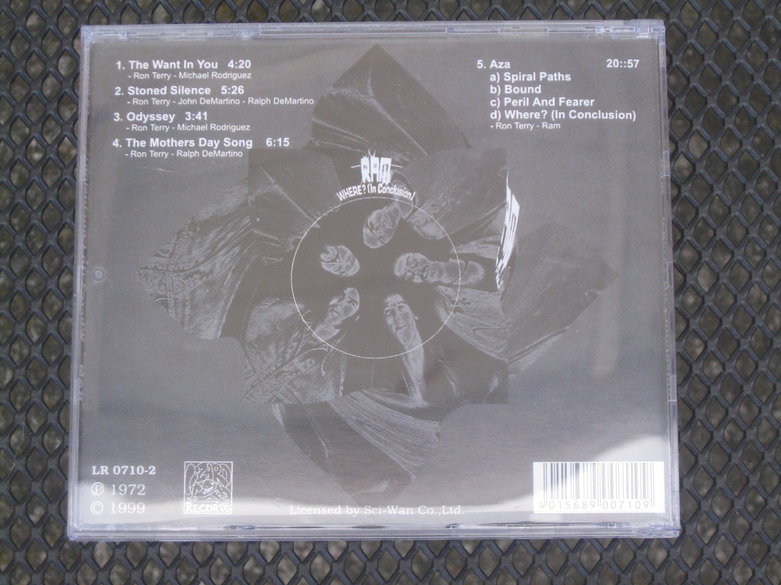 RAM Where? (in Conclusion) Psych Prog CD