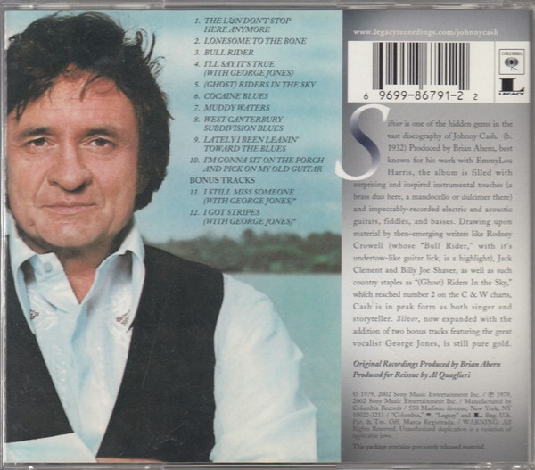 Johnny Cash - Silver (CD, Album, RE) (Very Good Plus (VG+)) - 4201279872